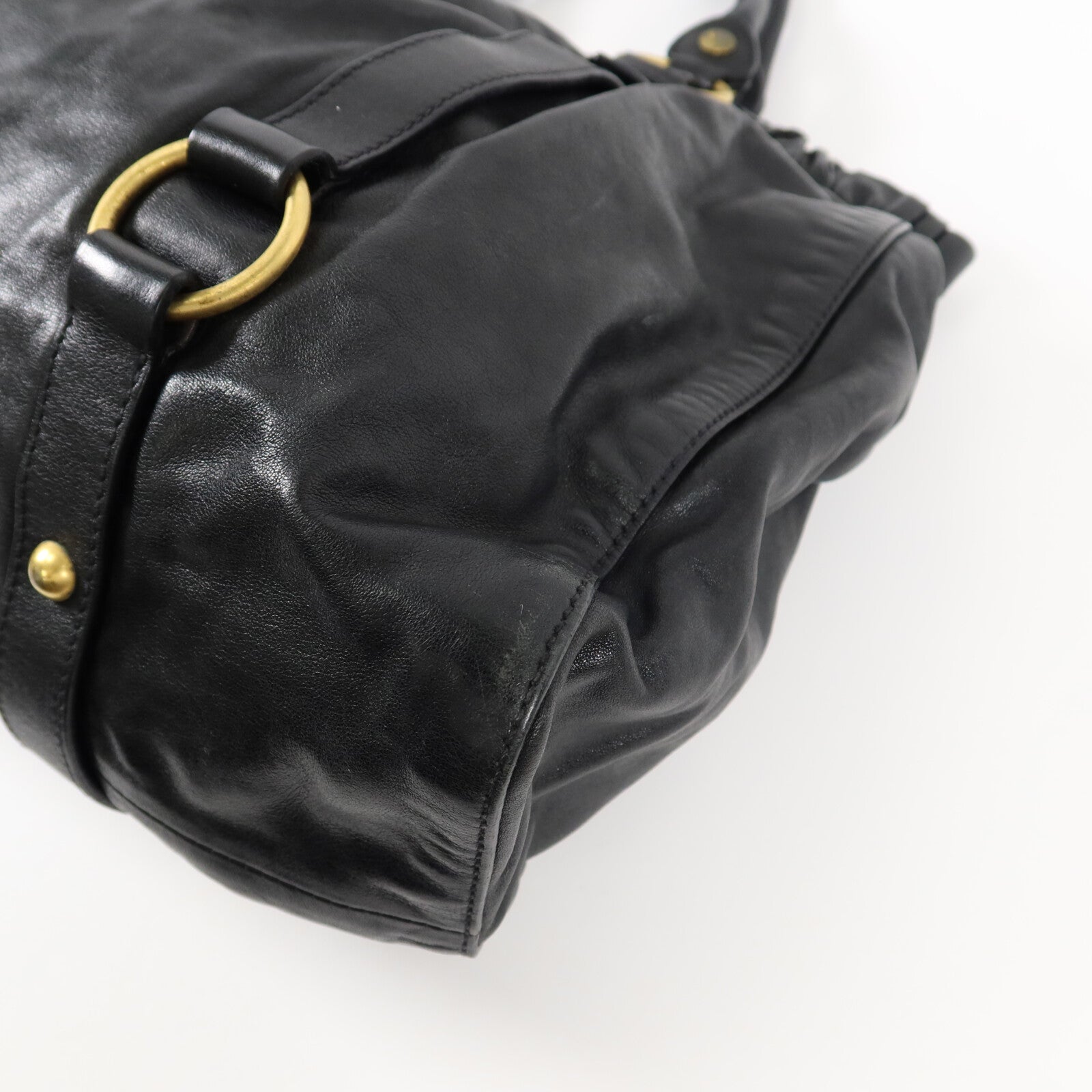 Miu Miu 牛皮皮革2 Way Shoulder手挽肩背兩用袋