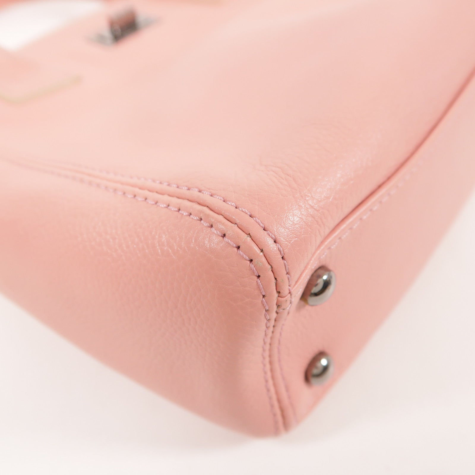 CHANEL CC SHW 2.55 Totebag Leather Pink