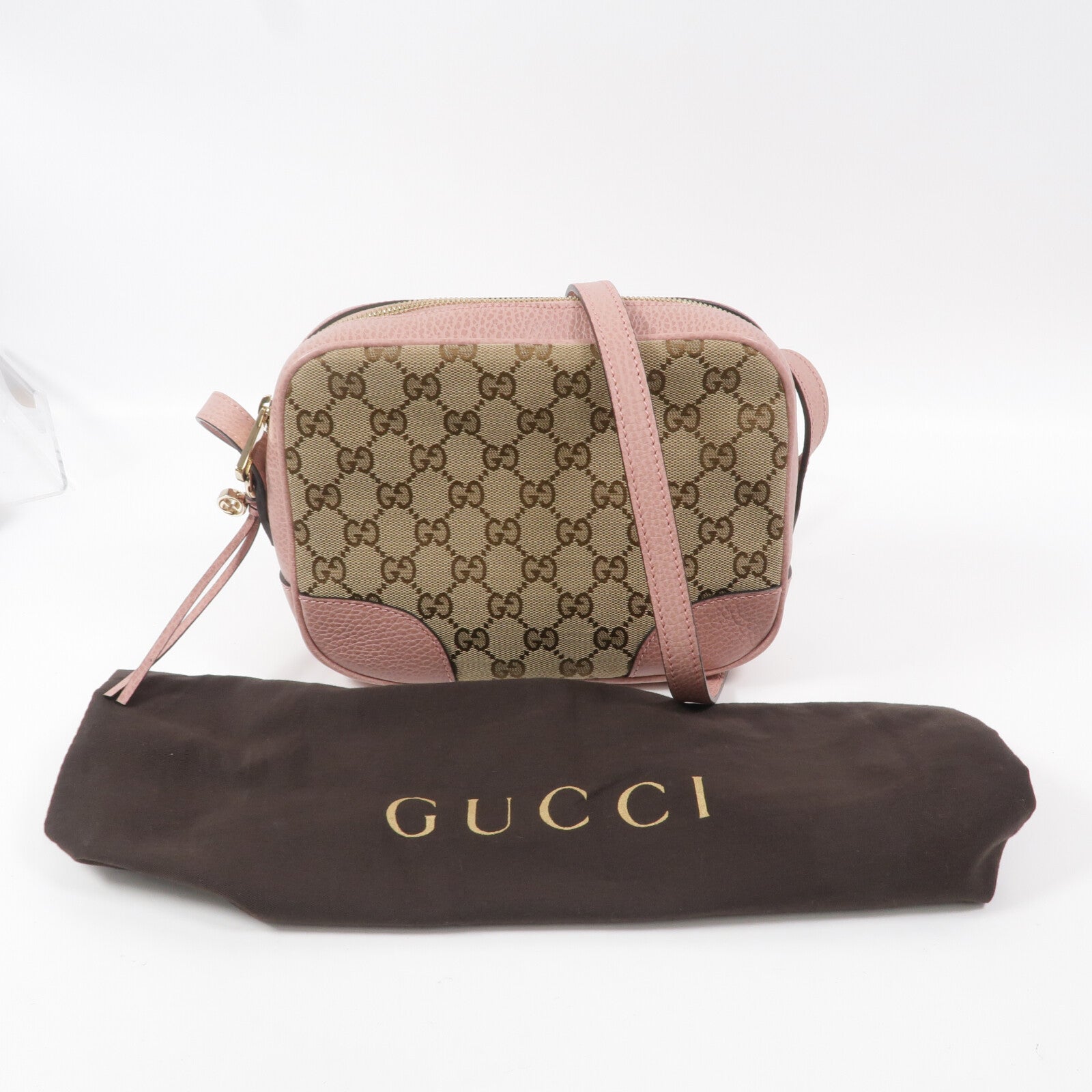 GUCCI 帆布Mini Messenger Bag肩背袋