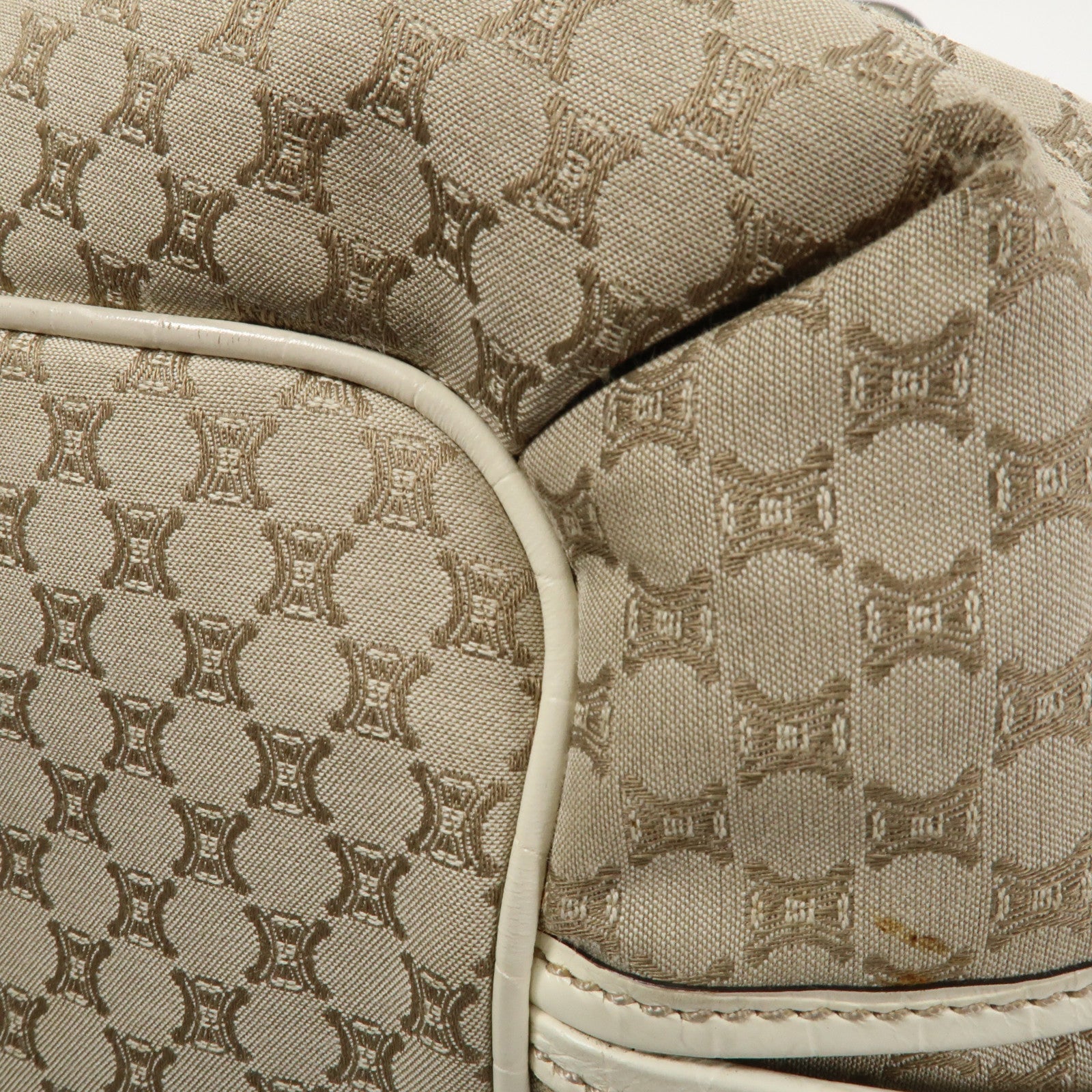 CELINE 帆布/牛皮皮革Bitter Sweet金扣手挽袋