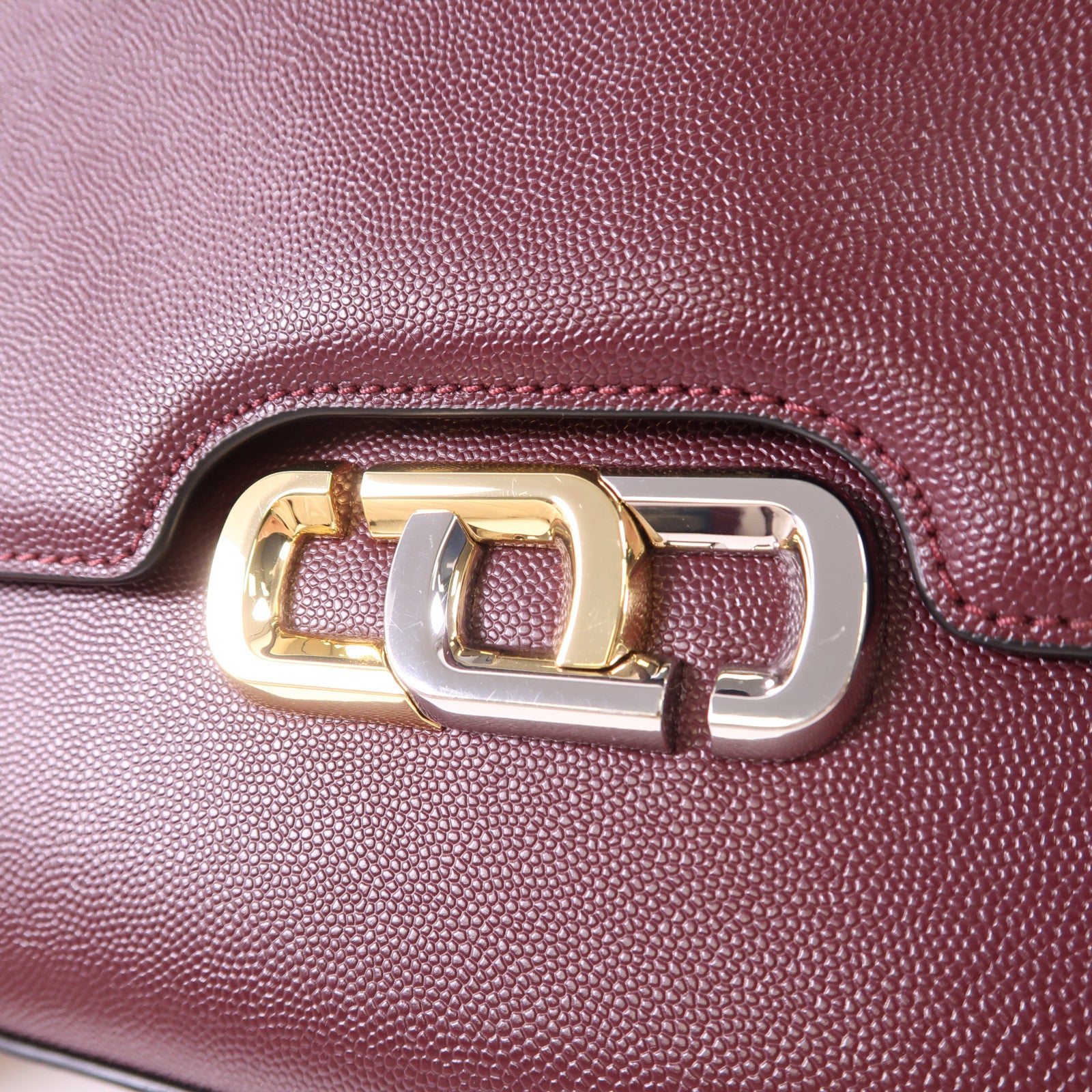 MARC JACOBS 牛皮皮革Shoulder Bag金扣肩背袋