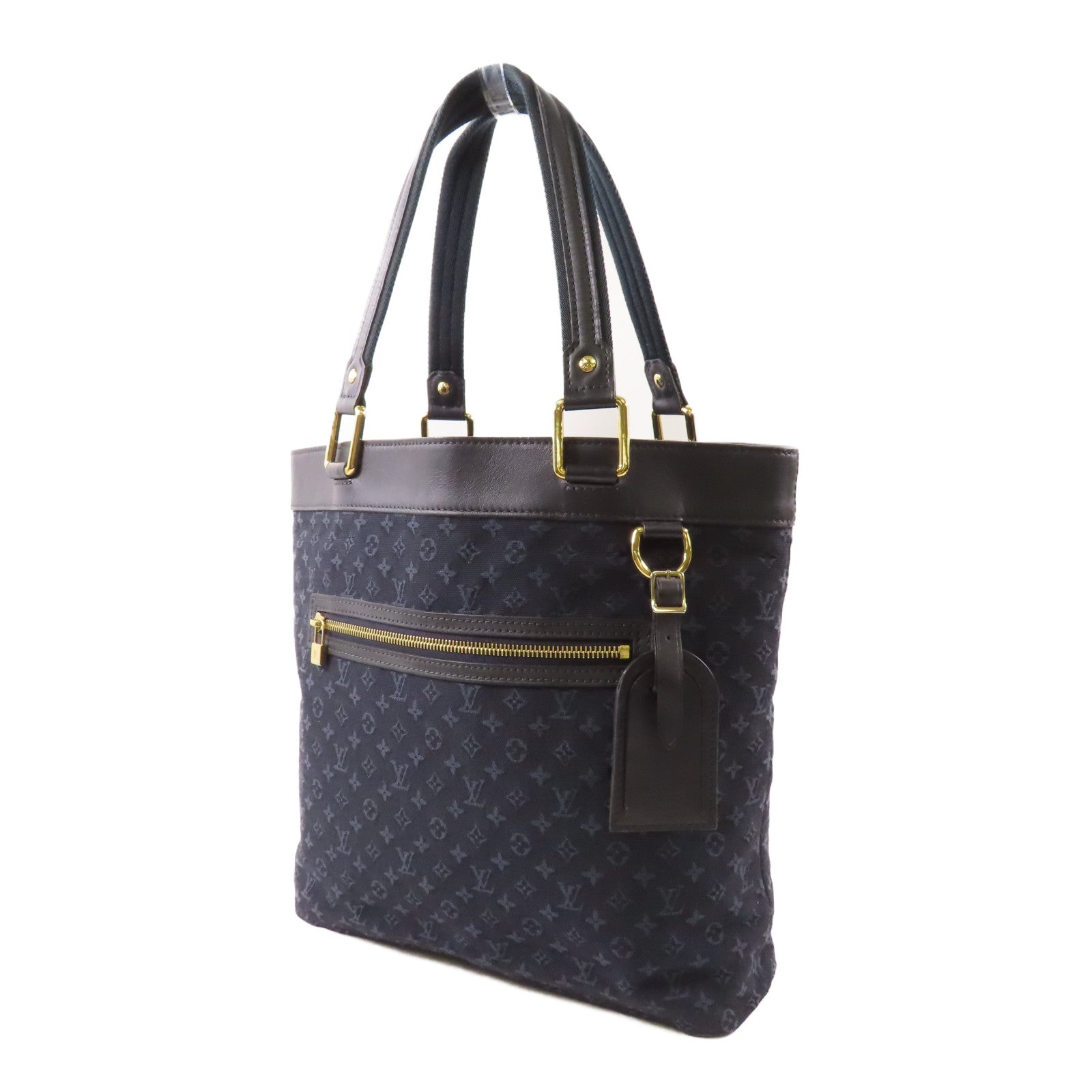 LOUIS VUITTON Monogram Mini Lucille GM金扣肩背袋/手挽袋