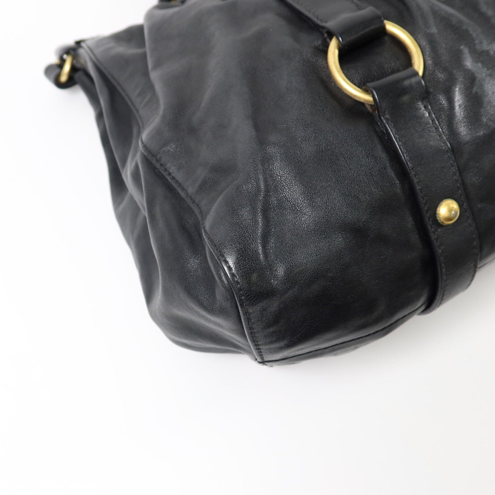 Miu Miu 牛皮皮革2 Way Shoulder手挽肩背兩用袋