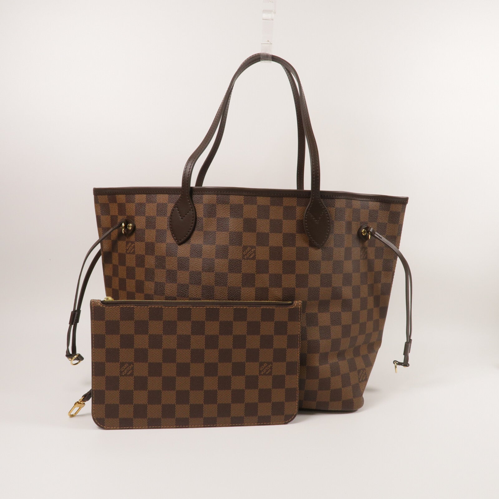 LOUIS VUITTON Damier Neverfull MM手挽袋