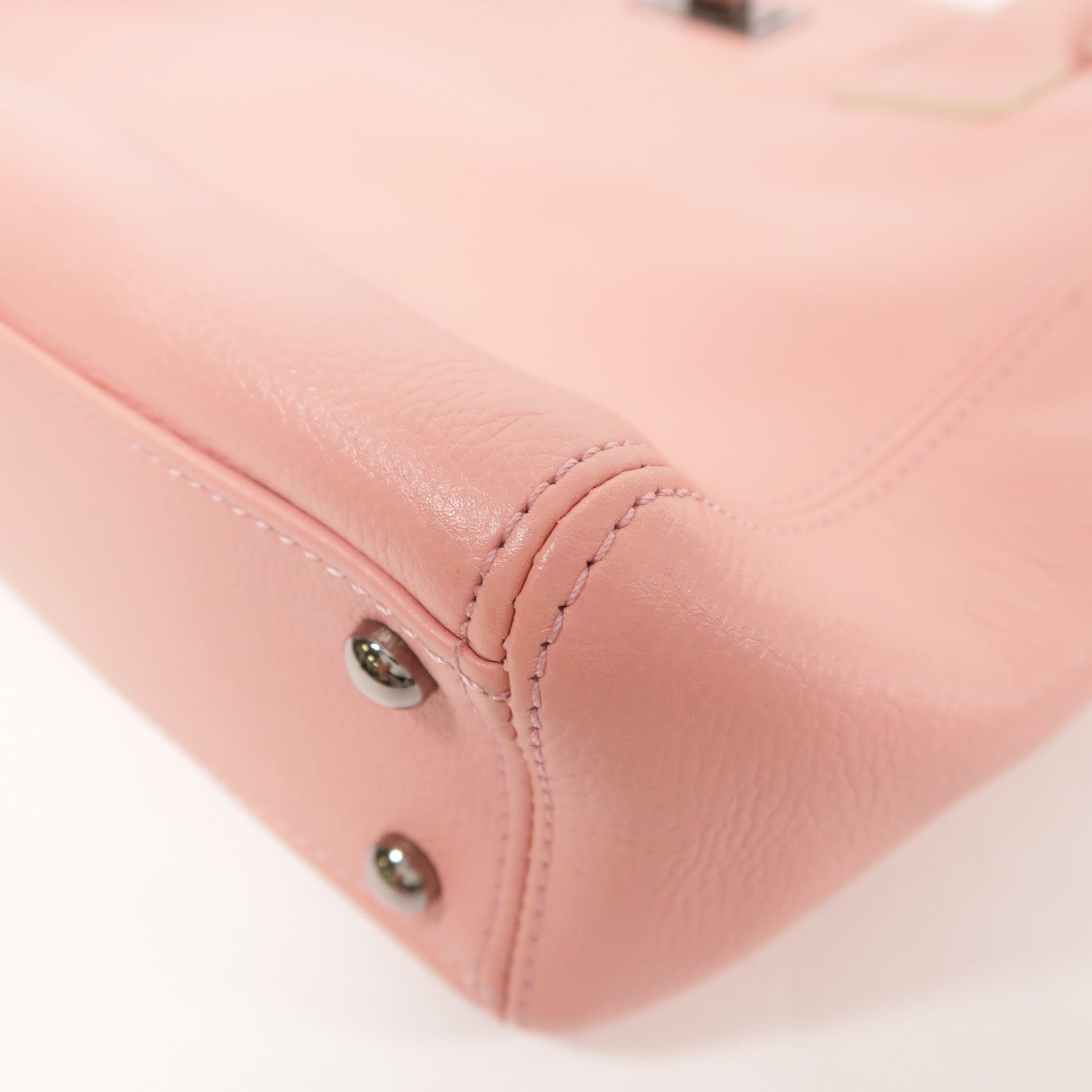 CHANEL CC SHW 2.55 Totebag Leather Pink