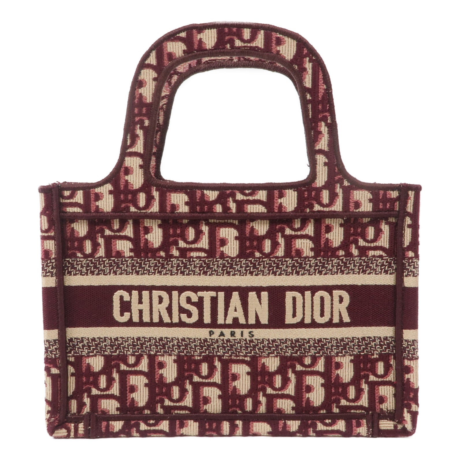 Dior 帆布Mini Book Tote手挽袋