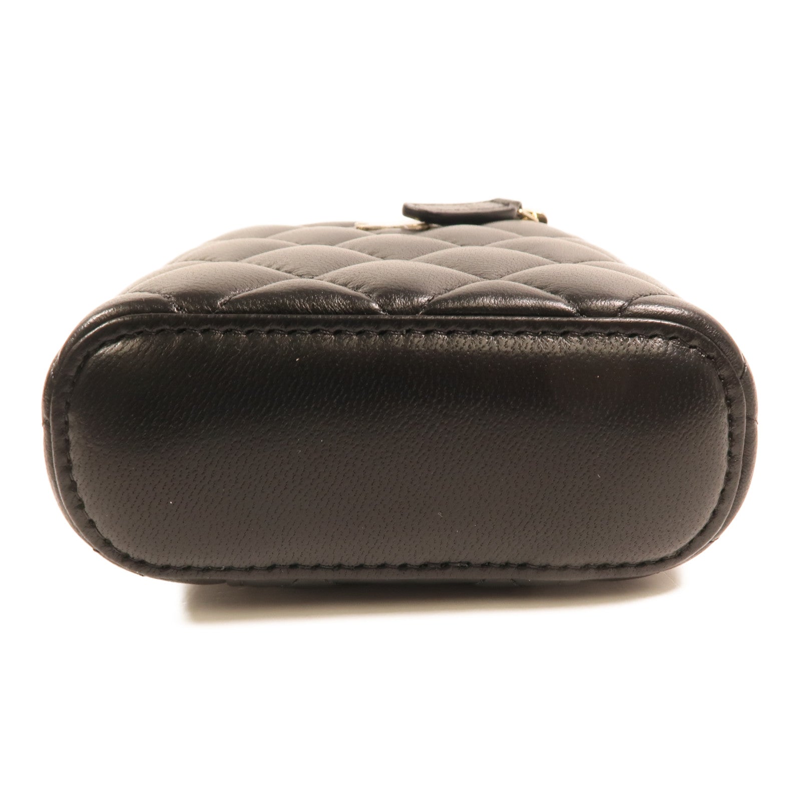 CHANEL 羊皮皮革Mini Pouch With Chain金扣鏈帶肩背袋