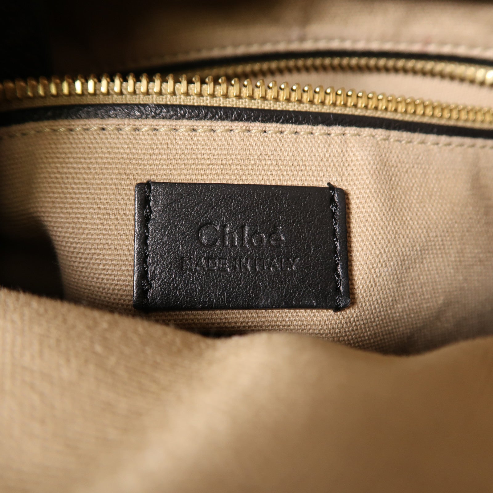 Chloe 牛皮皮革Shoulder Bag金扣肩背袋