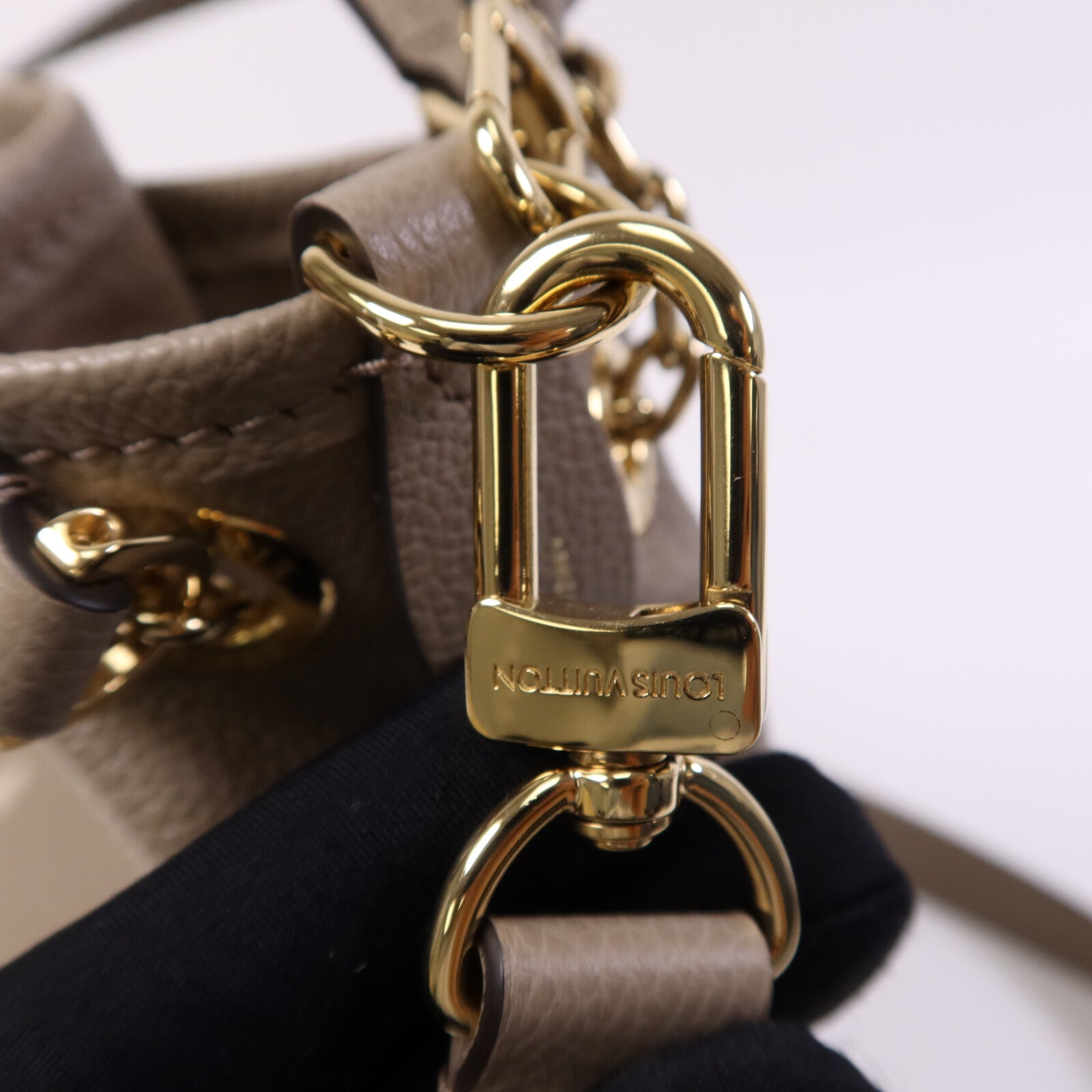 LOUIS VUITTON Monogram Empreinte Bundle金扣手挽肩背兩用袋