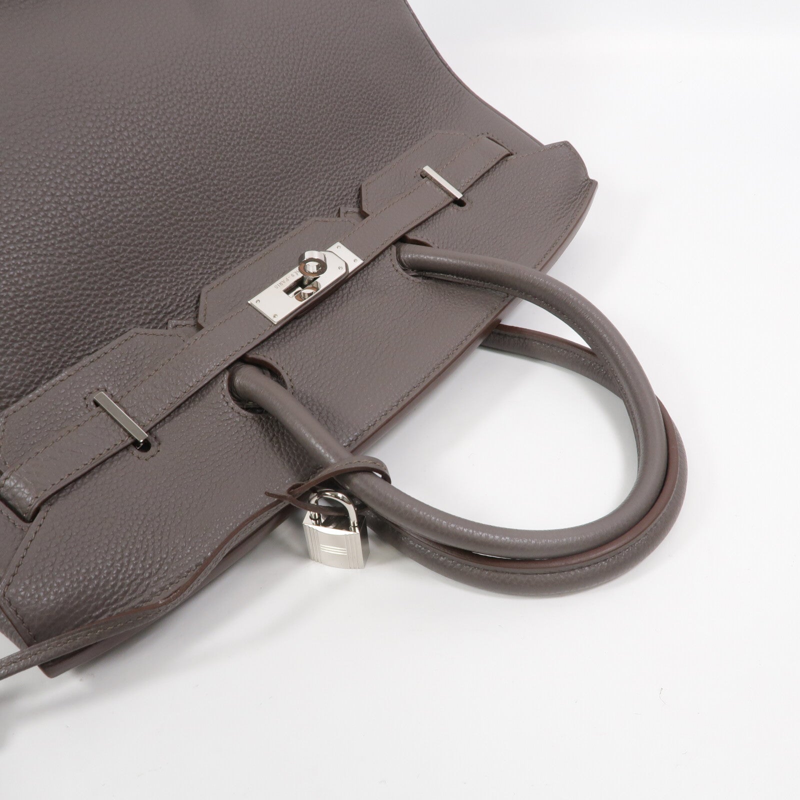 HERMES Togo皮革Birkin 35手挽袋Etain
