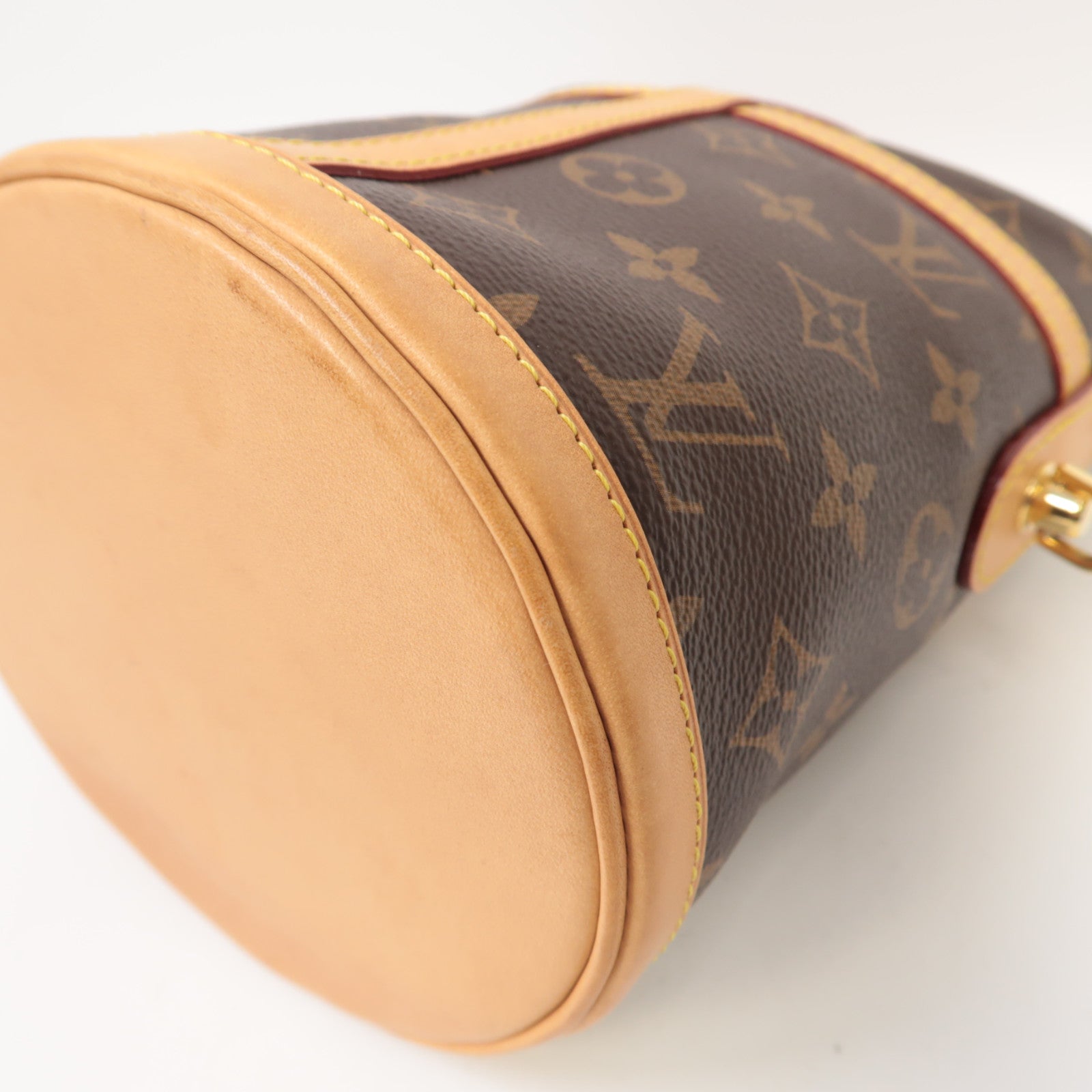 LOUIS VUITTON Monogram Duffle金扣手挽肩背兩用袋啡色