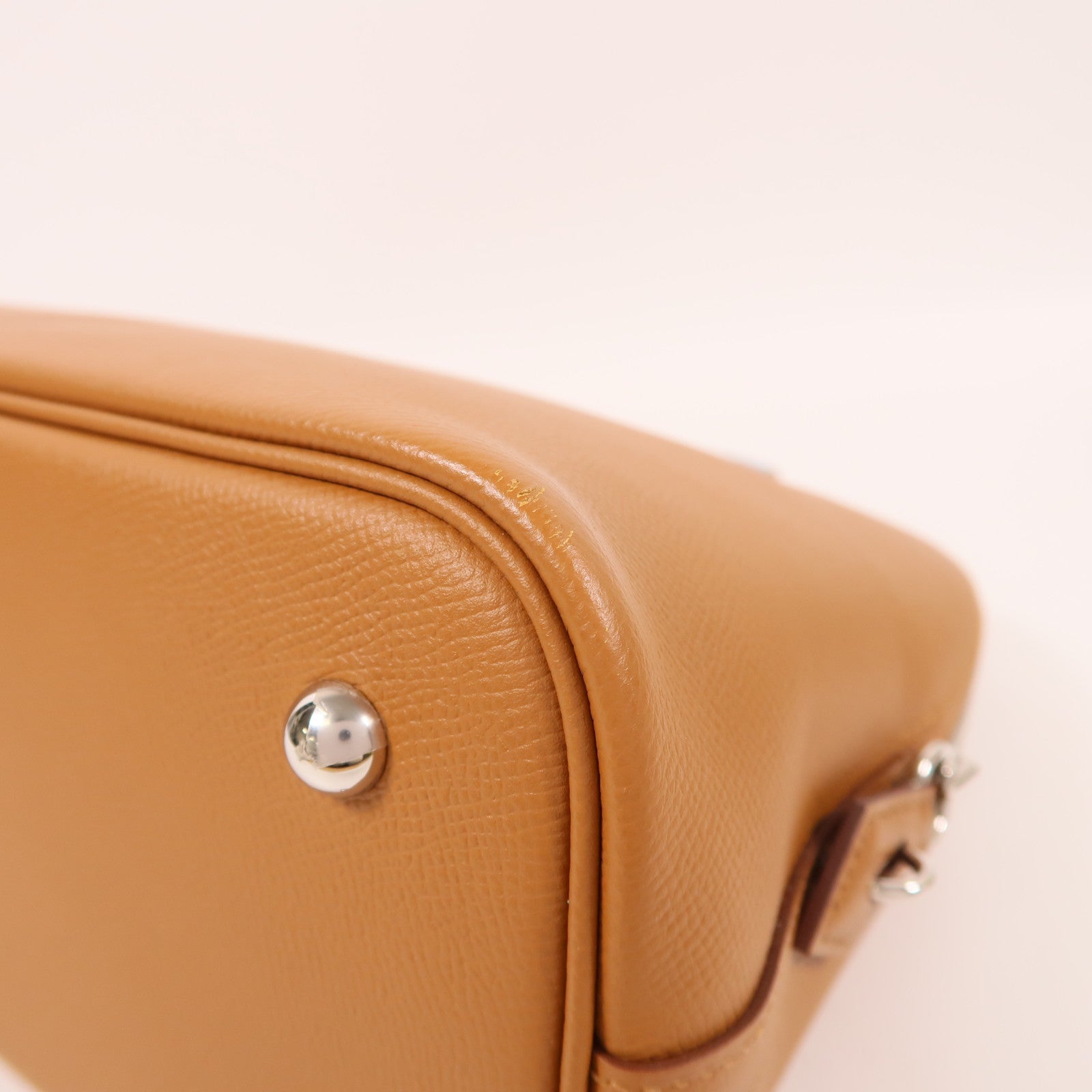 HERMES Epsom皮革Bolide 1923 30銀扣手挽肩背兩用袋Gold