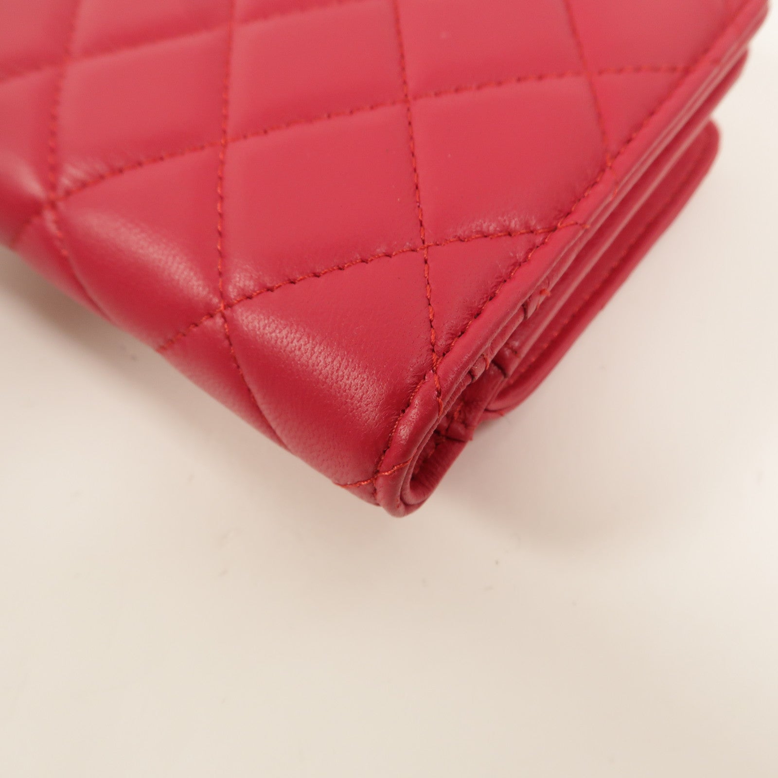 CHANEL 羊皮皮革Classic Bifold French Wallet錢包