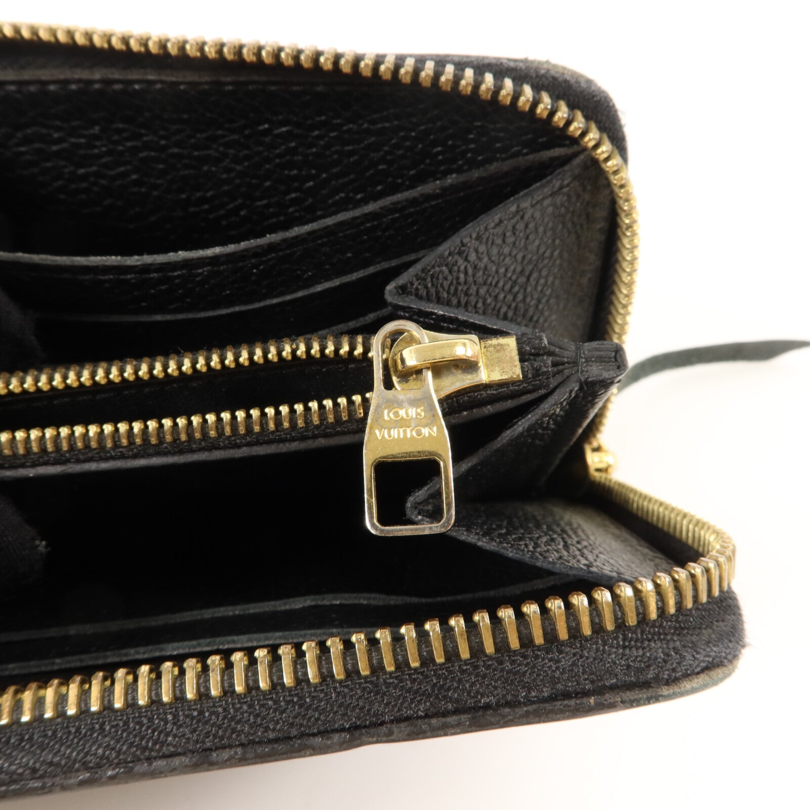 LOUIS VUITTON Monogram Empreinte Portefeuille Wallet Long Wallet金扣拉鏈長錢包