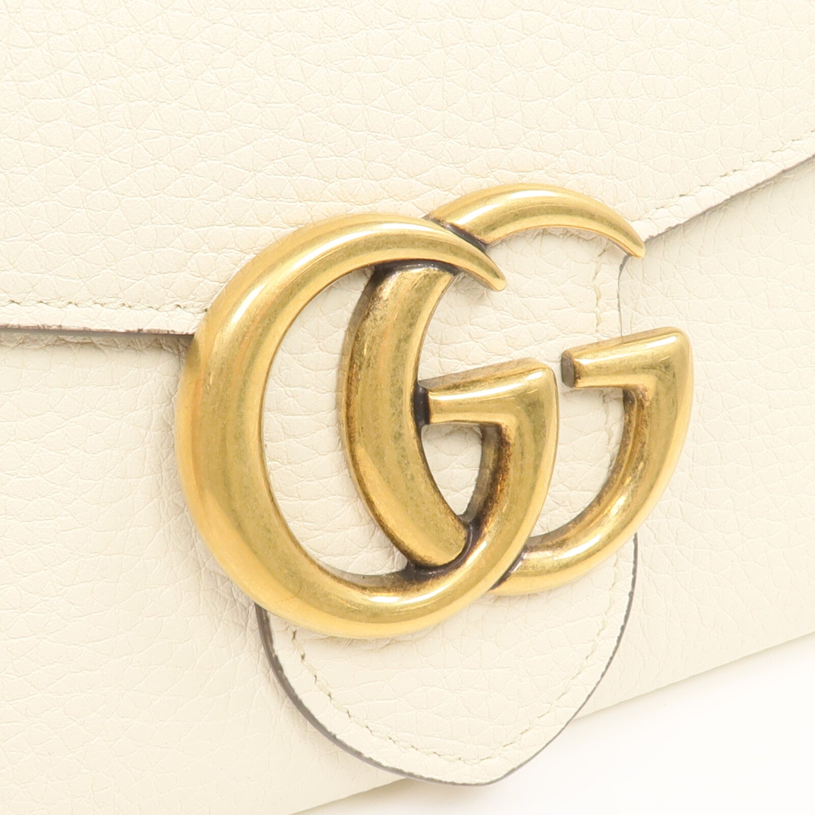 GUCCI 【激減優惠】牛皮皮革Long Wallet金扣長錢包