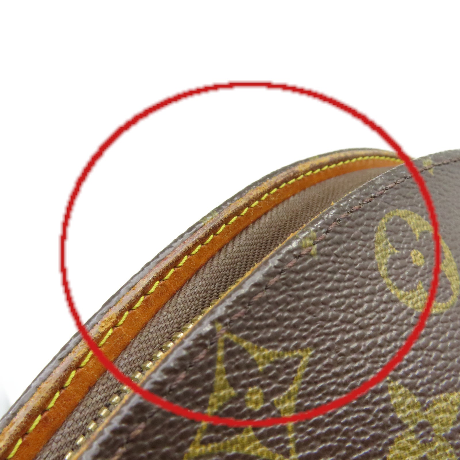 LOUIS VUITTON 【激減優惠】Monogram Ellipse MM Hand Bag金扣手挽袋啡色