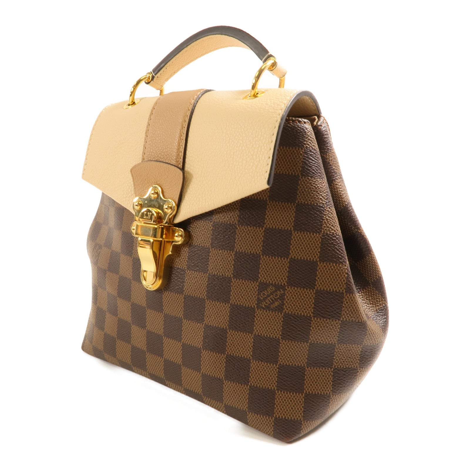 LOUIS VUITTON Damier Clapton金扣背包