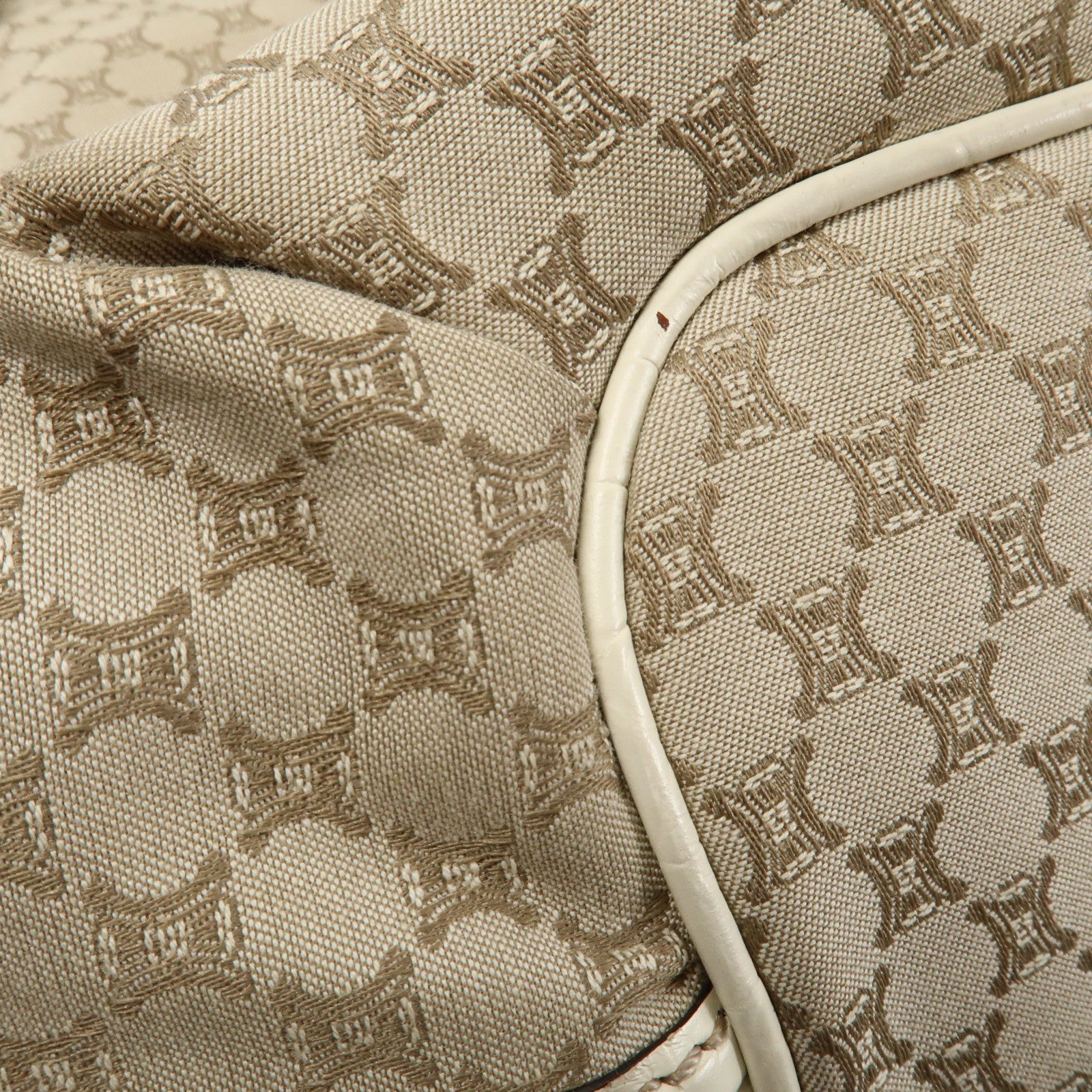 CELINE 帆布/牛皮皮革Bitter Sweet金扣手挽袋