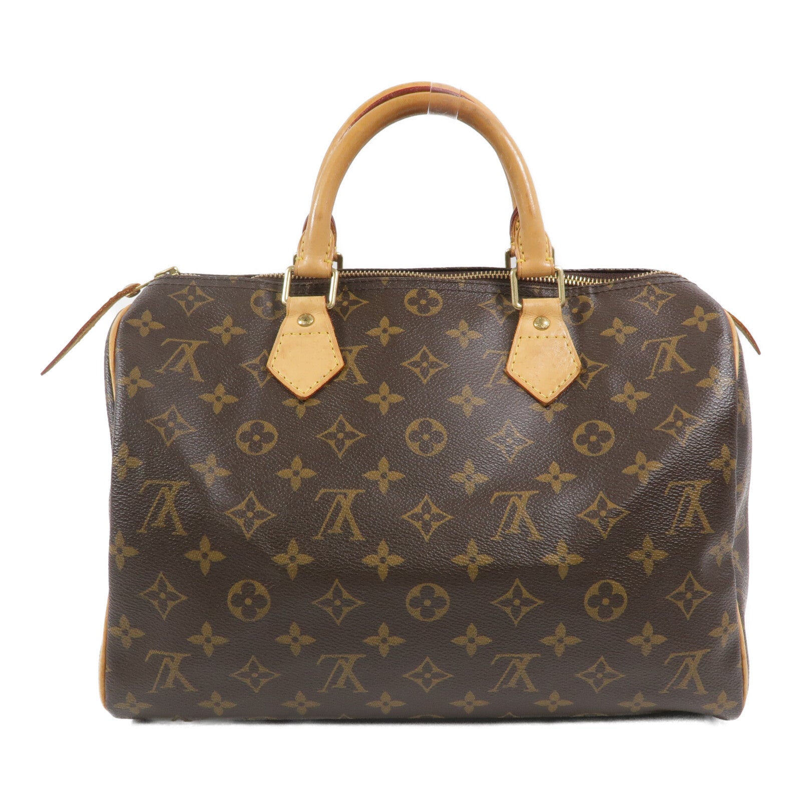 LOUIS VUITTON Monogram Speedy 30金扣手挽袋