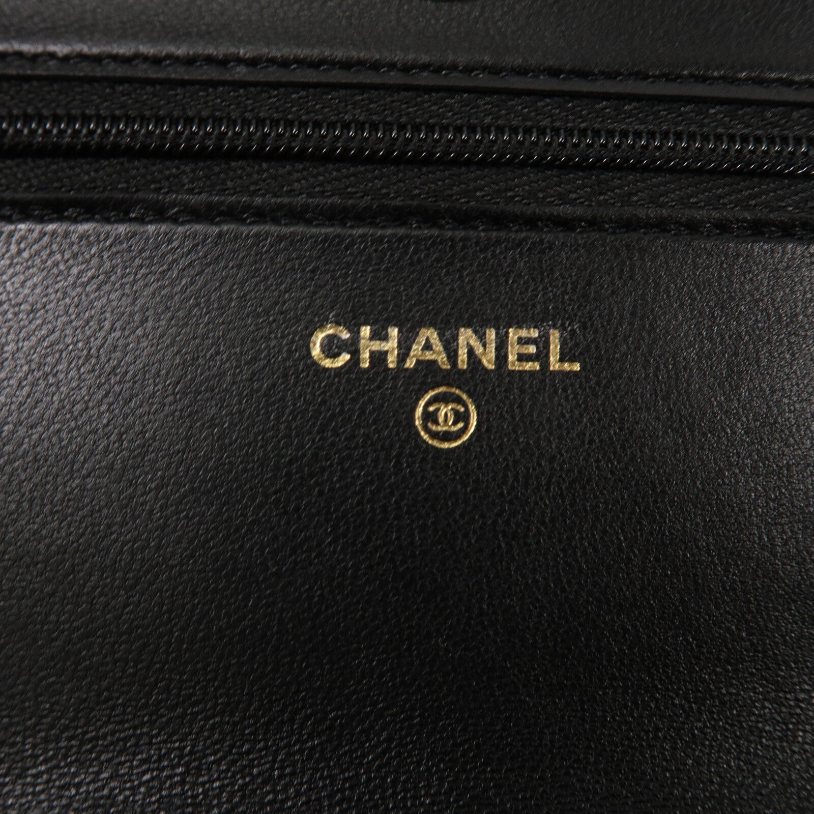 CHANEL 羊皮皮革WOC Wallet On Chain鏈帶肩背袋