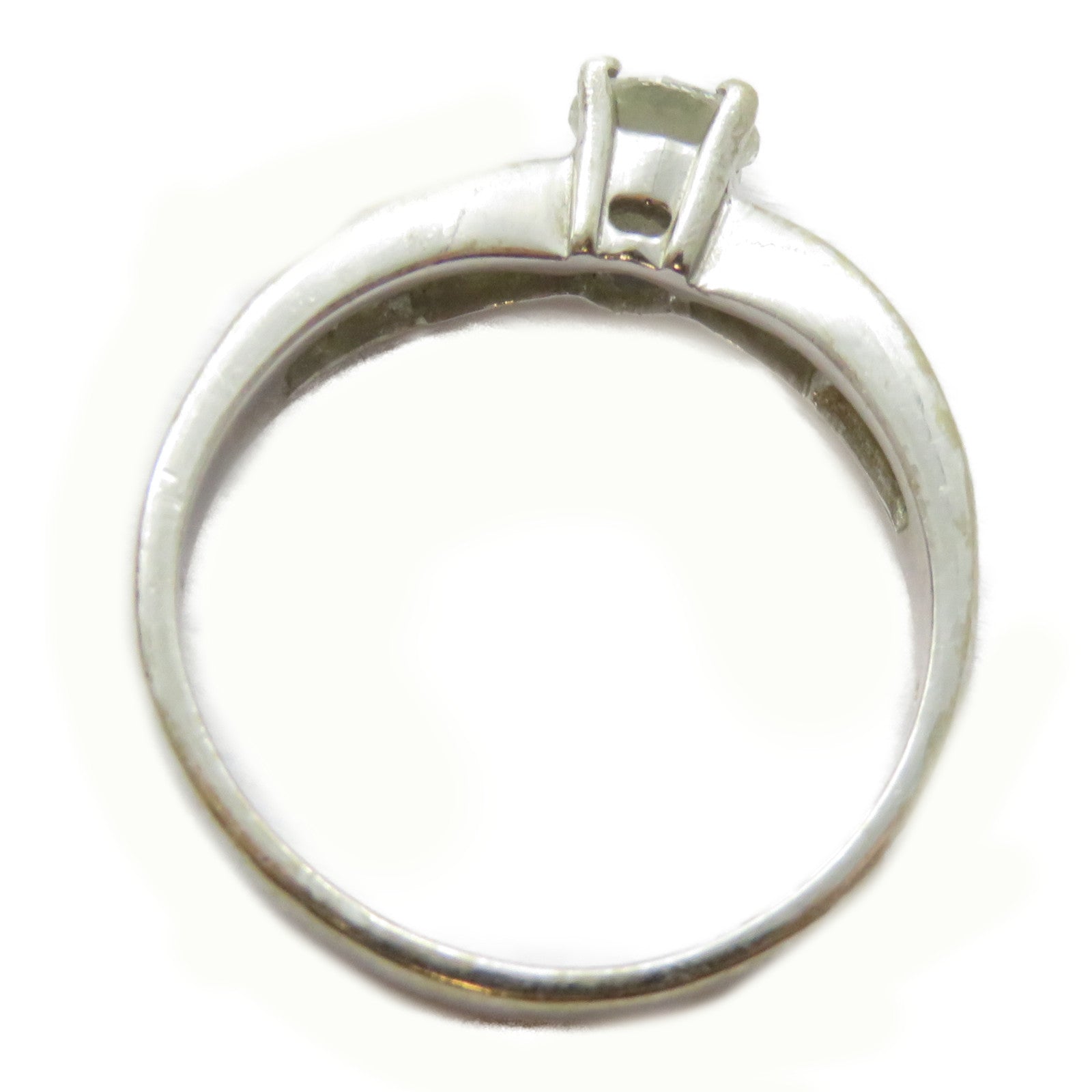 JEWELRY 【激減優惠】18K白金Diamond Ring 0.32ct鑽石戒指US#5.25