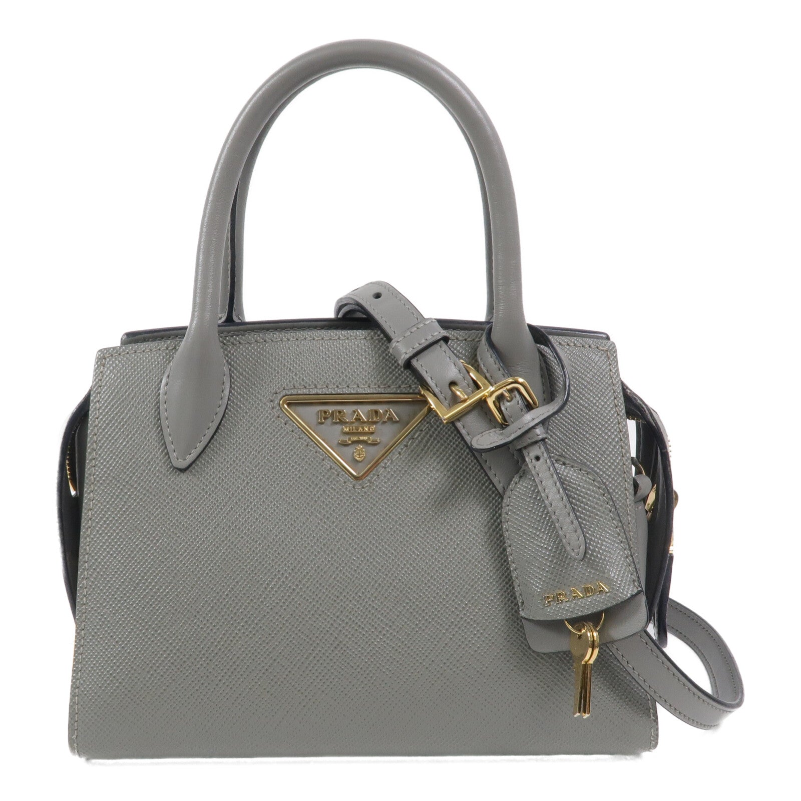 PRADA 牛皮皮革2 Way Shoulder手挽肩背兩用袋