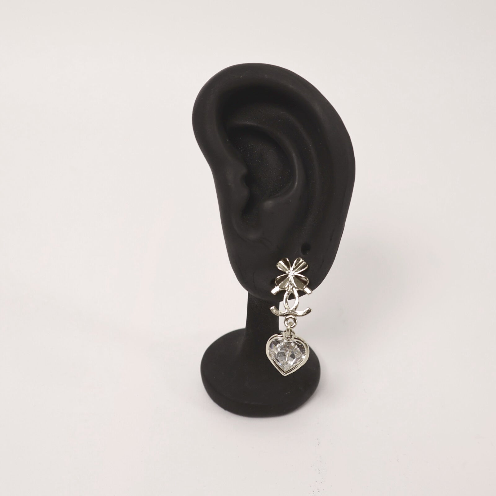 CHANEL 金屬/水晶Earring耳環