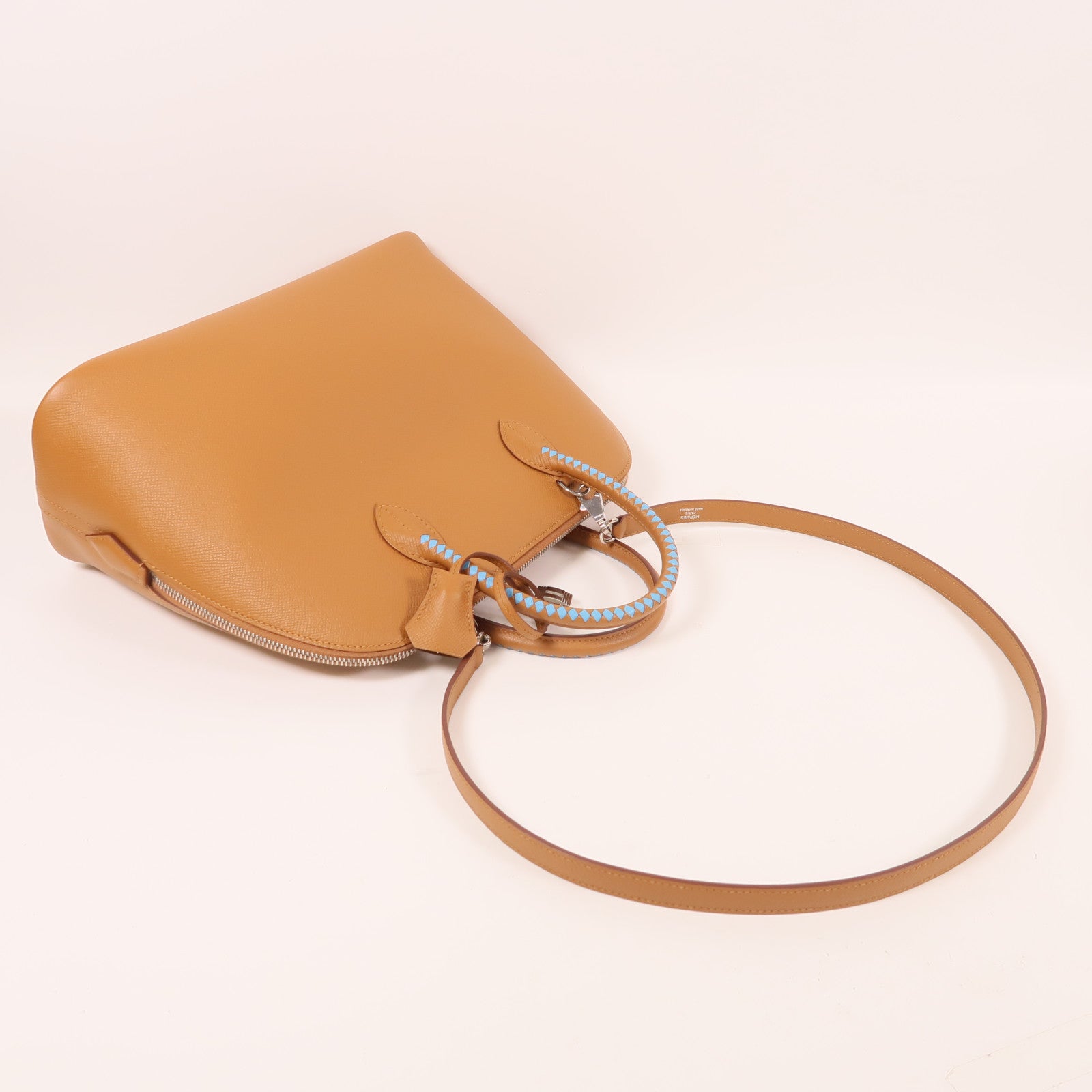 HERMES Epsom皮革Bolide 1923 30銀扣手挽肩背兩用袋Gold