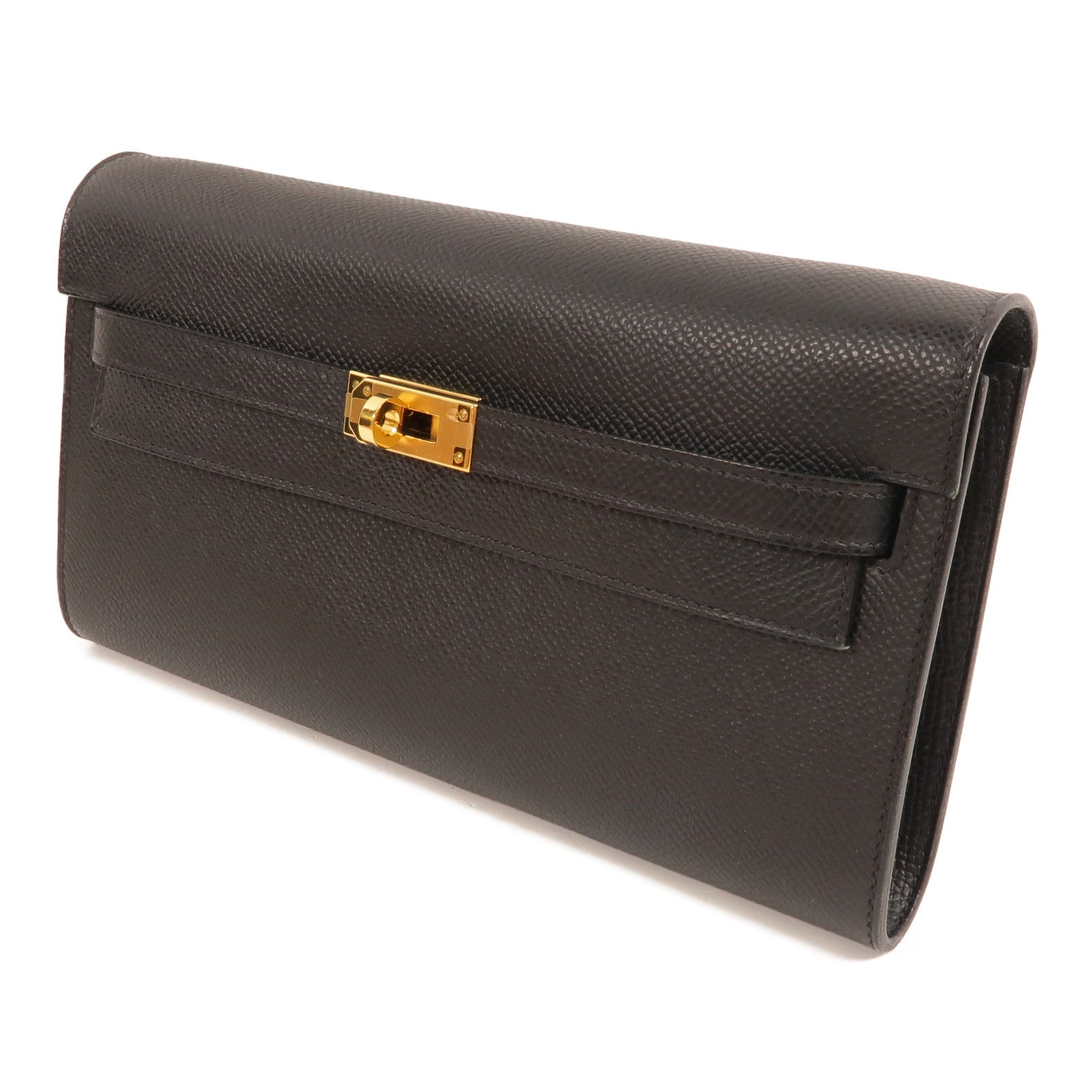 HERMES Epsom皮革Kelly To Go肩背袋Noir