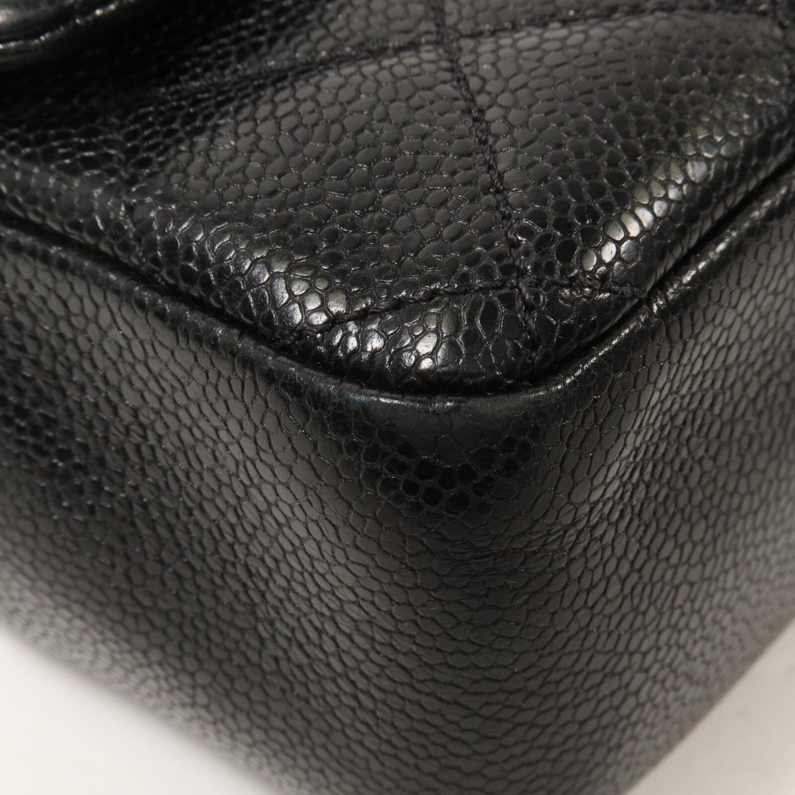 CHANEL 牛皮皮革Mini Flap 17cm鏈帶肩背袋