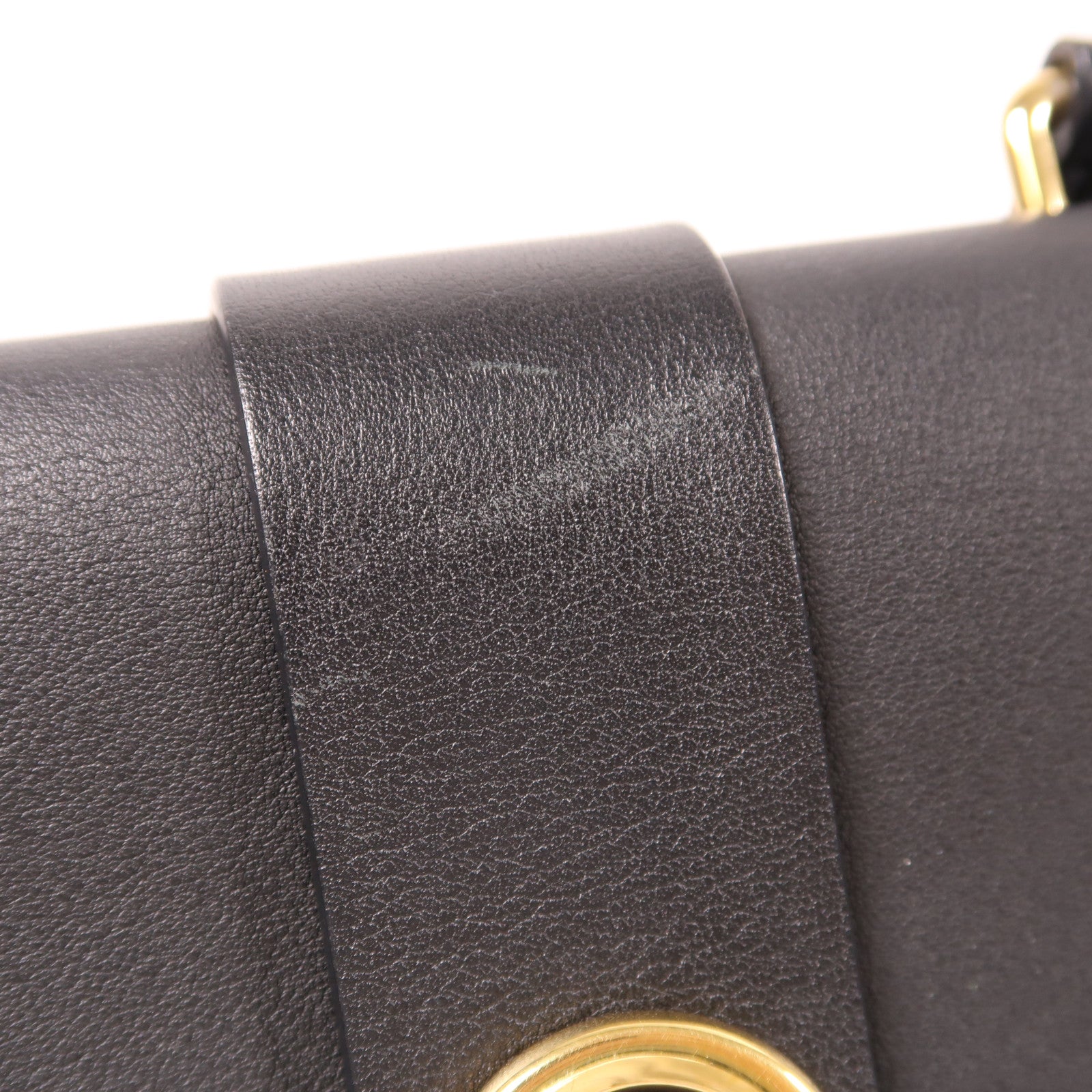 LOUIS VUITTON Monogram Locky BB金扣手挽肩背兩用袋棕色/黑色