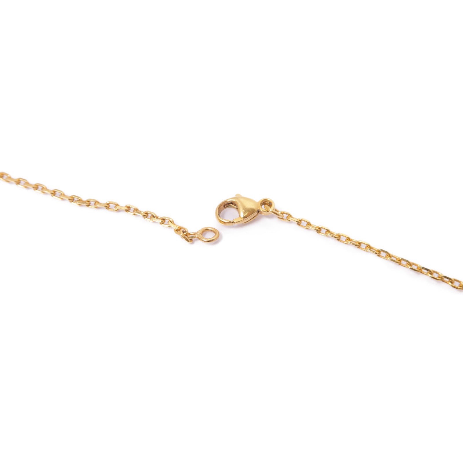 HERMES 金屬O'Kelly Necklace金扣項鍊金色/黑色