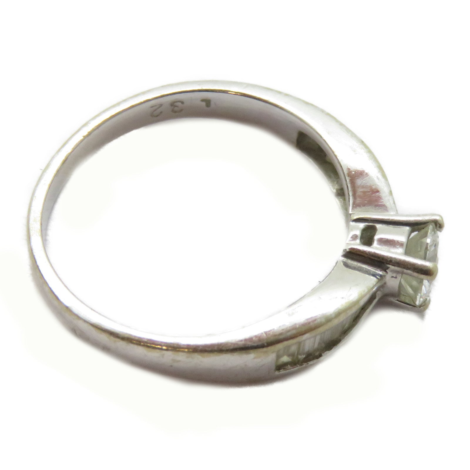 JEWELRY 【激減優惠】18K白金Diamond Ring 0.32ct鑽石戒指US#5.25