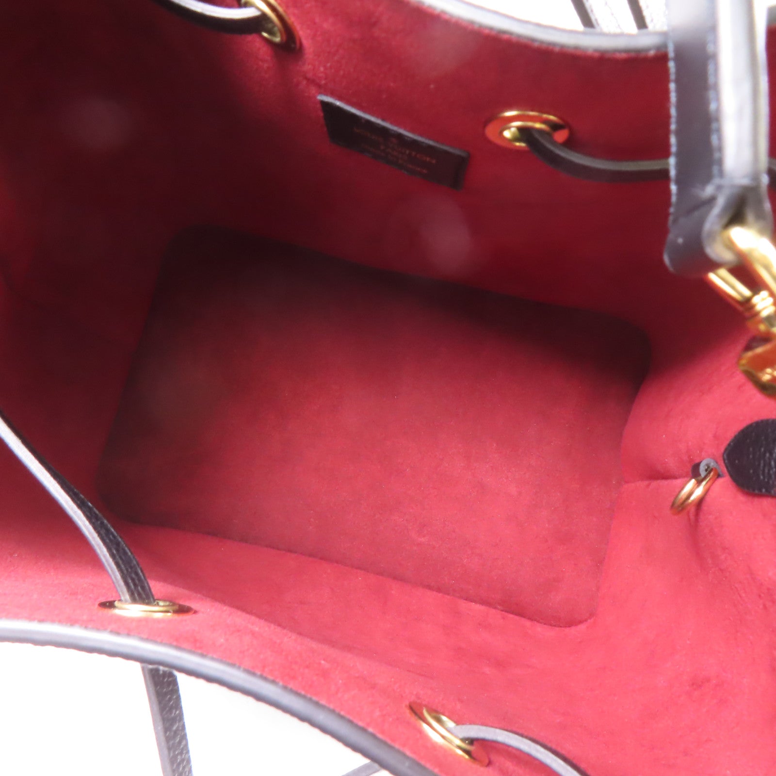LOUIS VUITTON Monogram Empreinte Neo Noe金扣手挽肩背兩用袋黑色