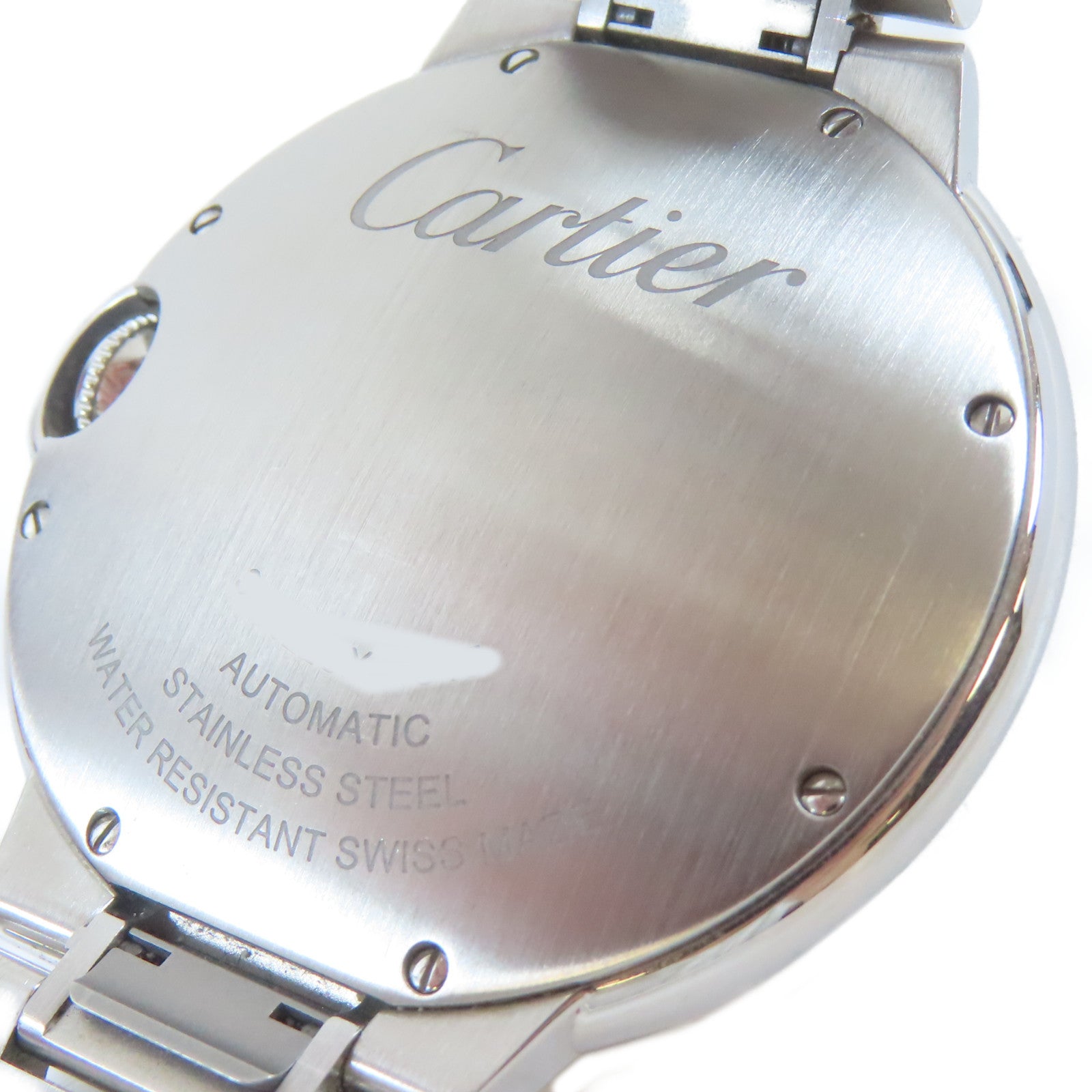 CARTIER 【激減優惠】Ballon Bleu不鏽鋼手錶自動機芯銀色