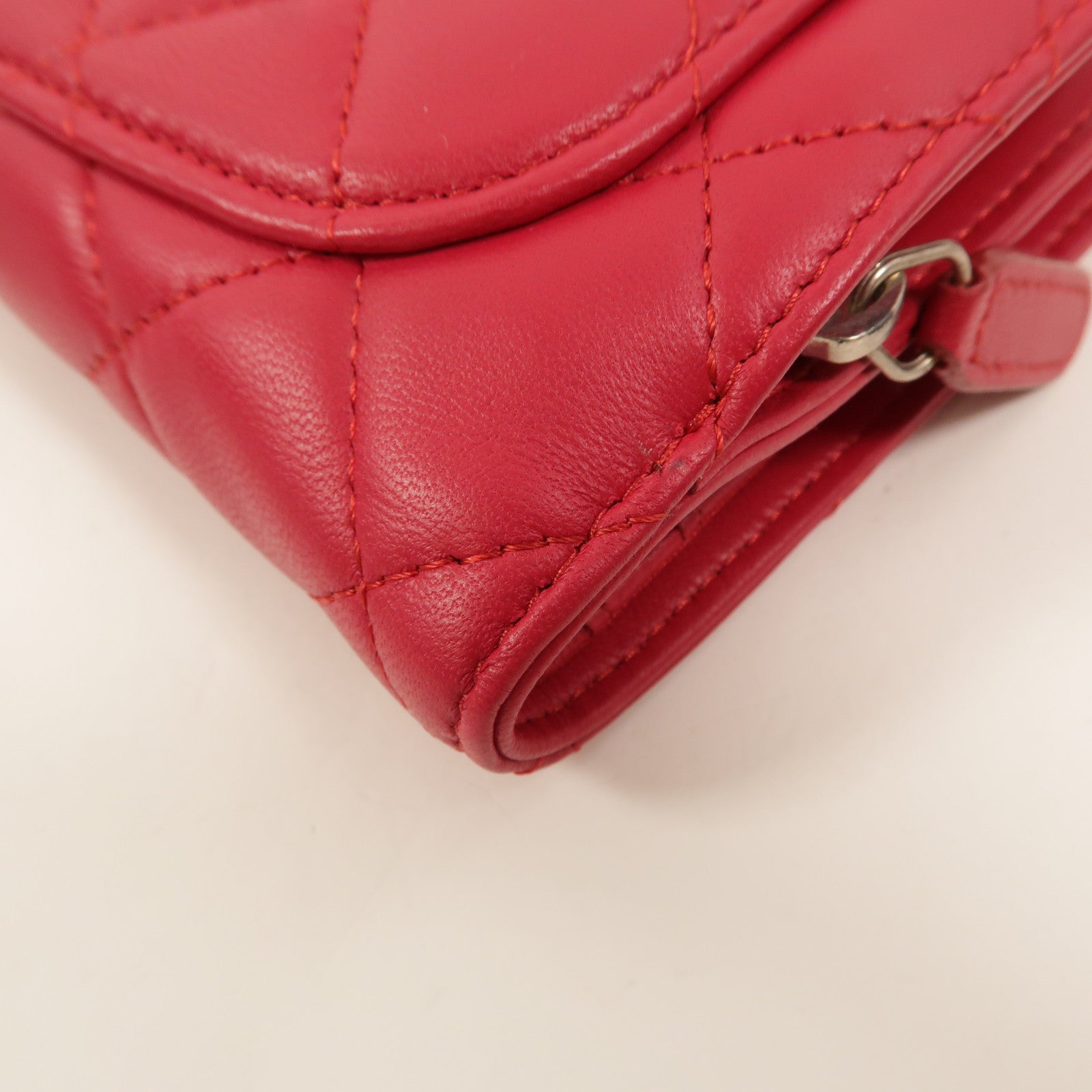 CHANEL 羊皮皮革Classic Bifold French Wallet錢包