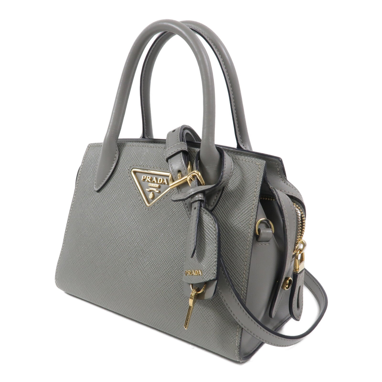 PRADA 牛皮皮革2 Way Shoulder手挽肩背兩用袋
