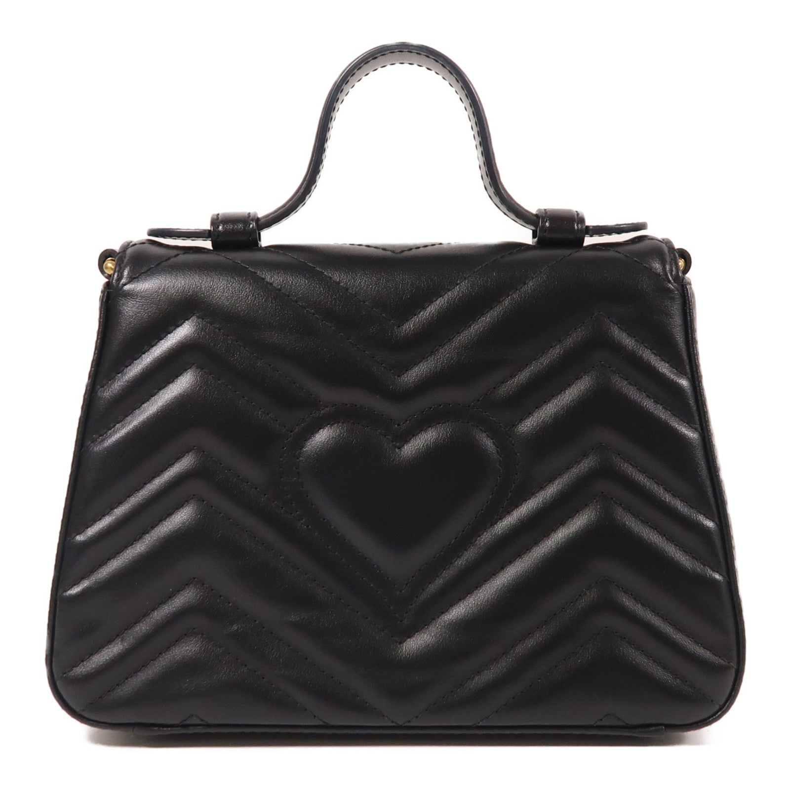 GUCCI 牛皮皮革GG Marmont金扣手挽肩背兩用袋