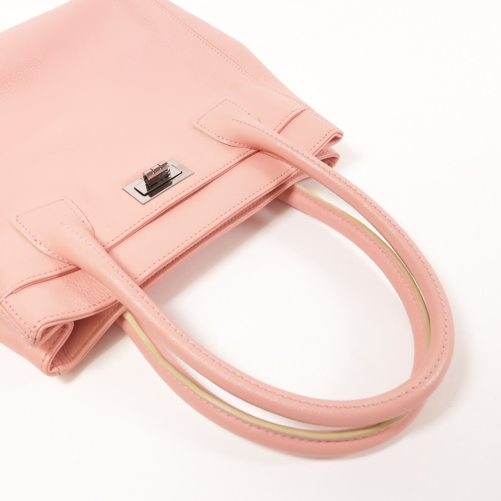 CHANEL CC SHW 2.55 Totebag Leather Pink