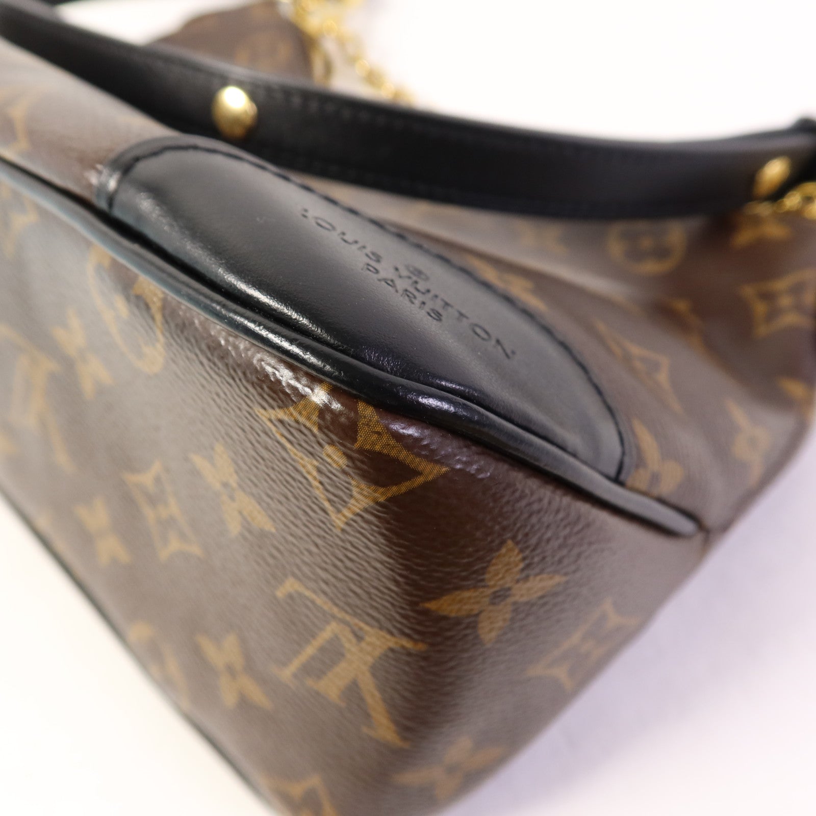 LOUIS VUITTON Monogram Boulogne PM金扣手挽肩背兩用袋