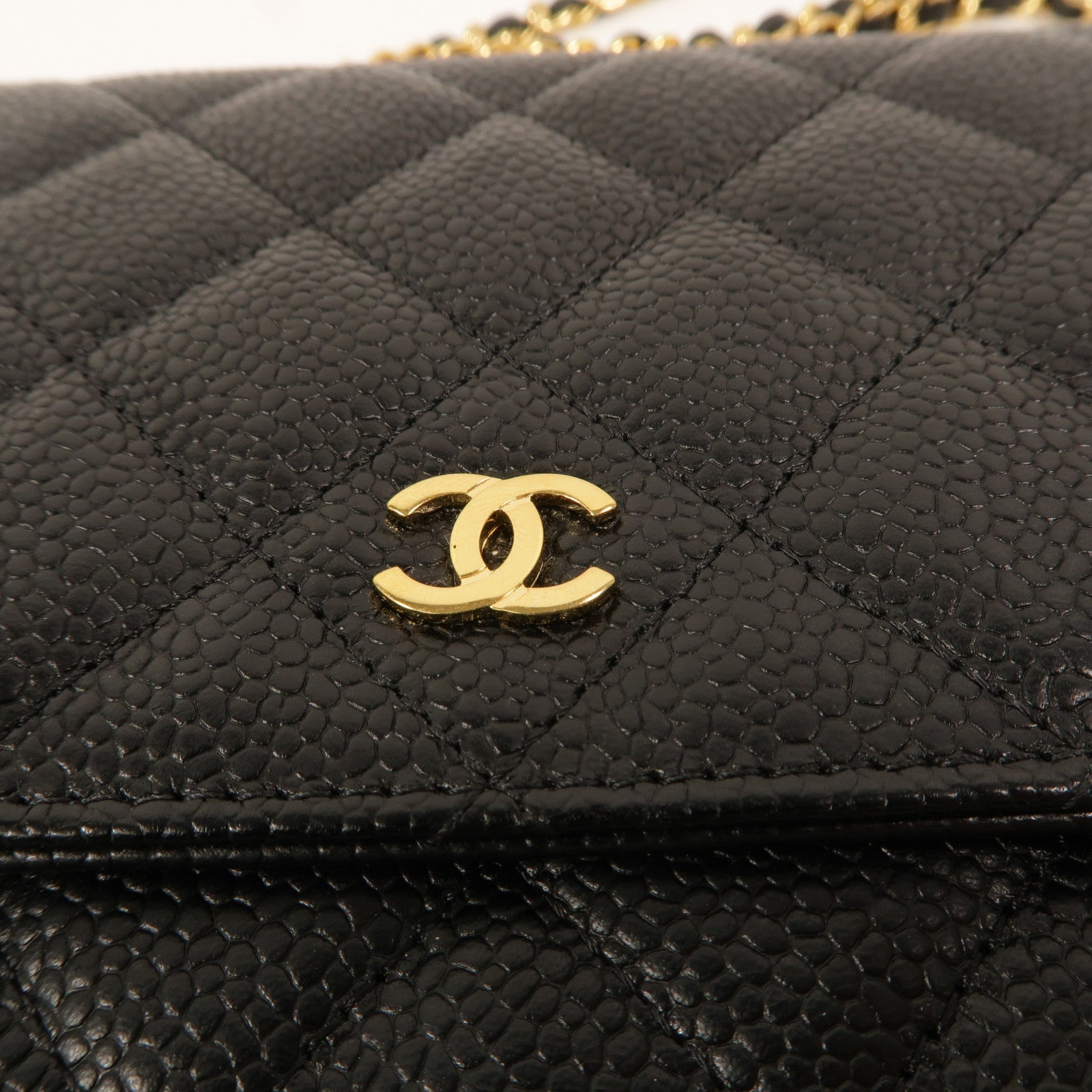 CHANEL 牛皮皮革WOC Wallet On Chain鏈帶肩背袋