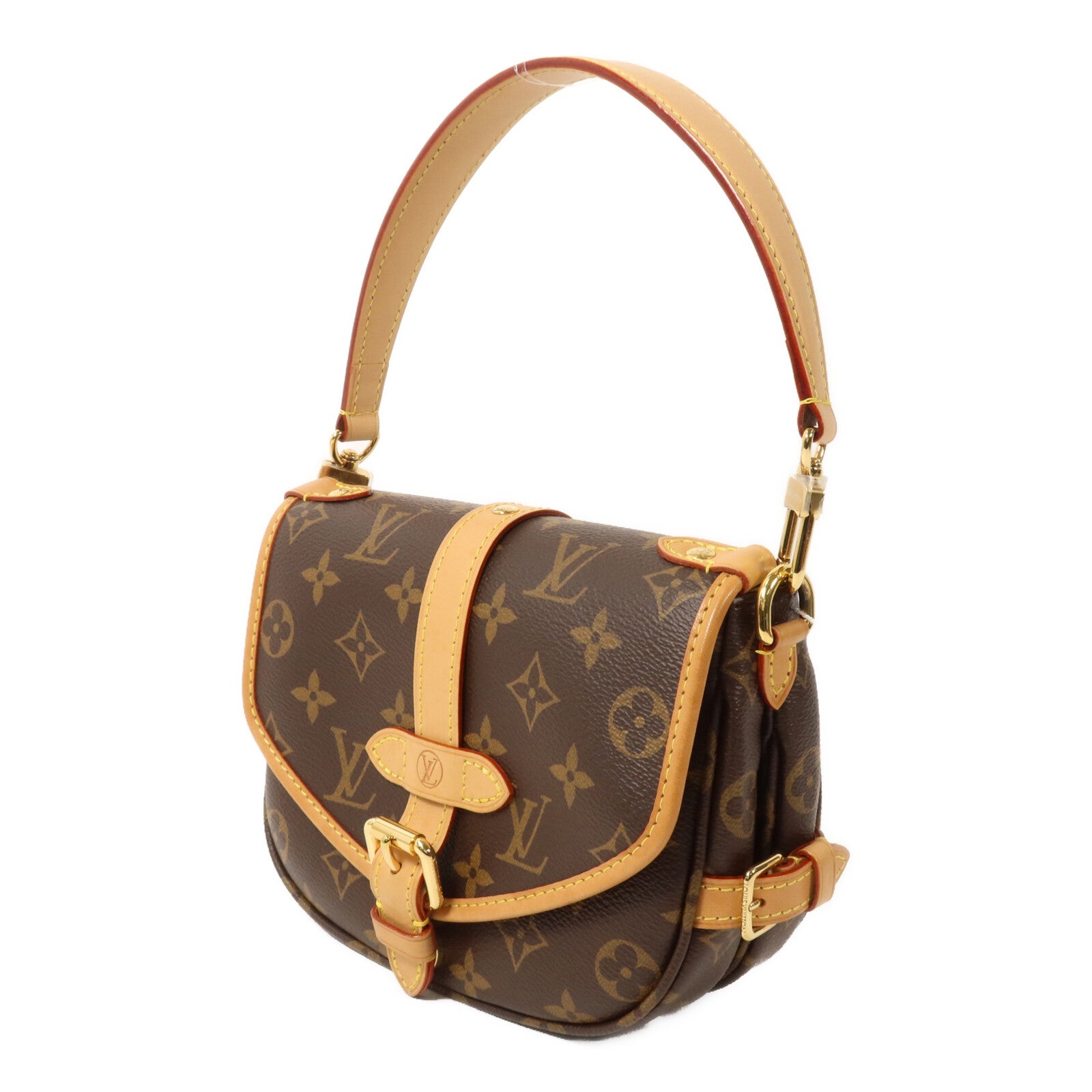 LOUIS VUITTON Monogram Saumur BB手挽肩背兩用袋