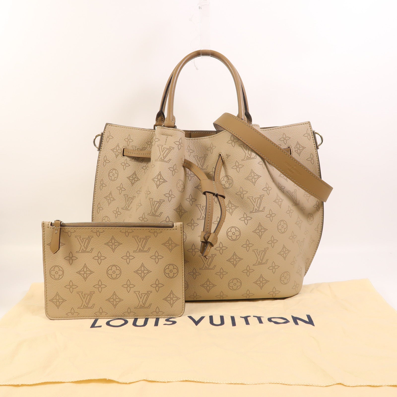 LOUIS VUITTON Mahina Girolata銀扣手挽肩背兩用袋
