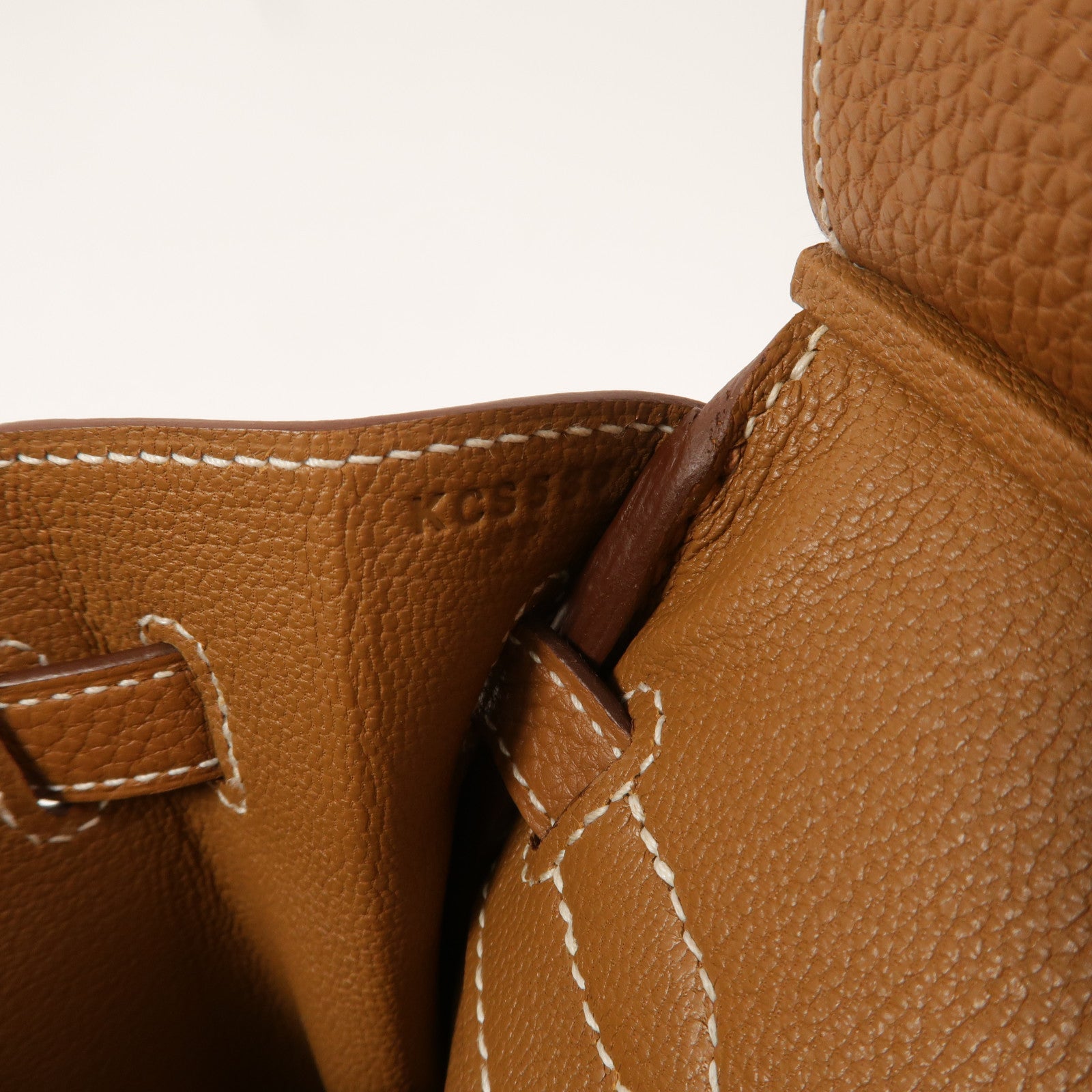 HERMES Togo皮革Birkin 25手挽袋Gold