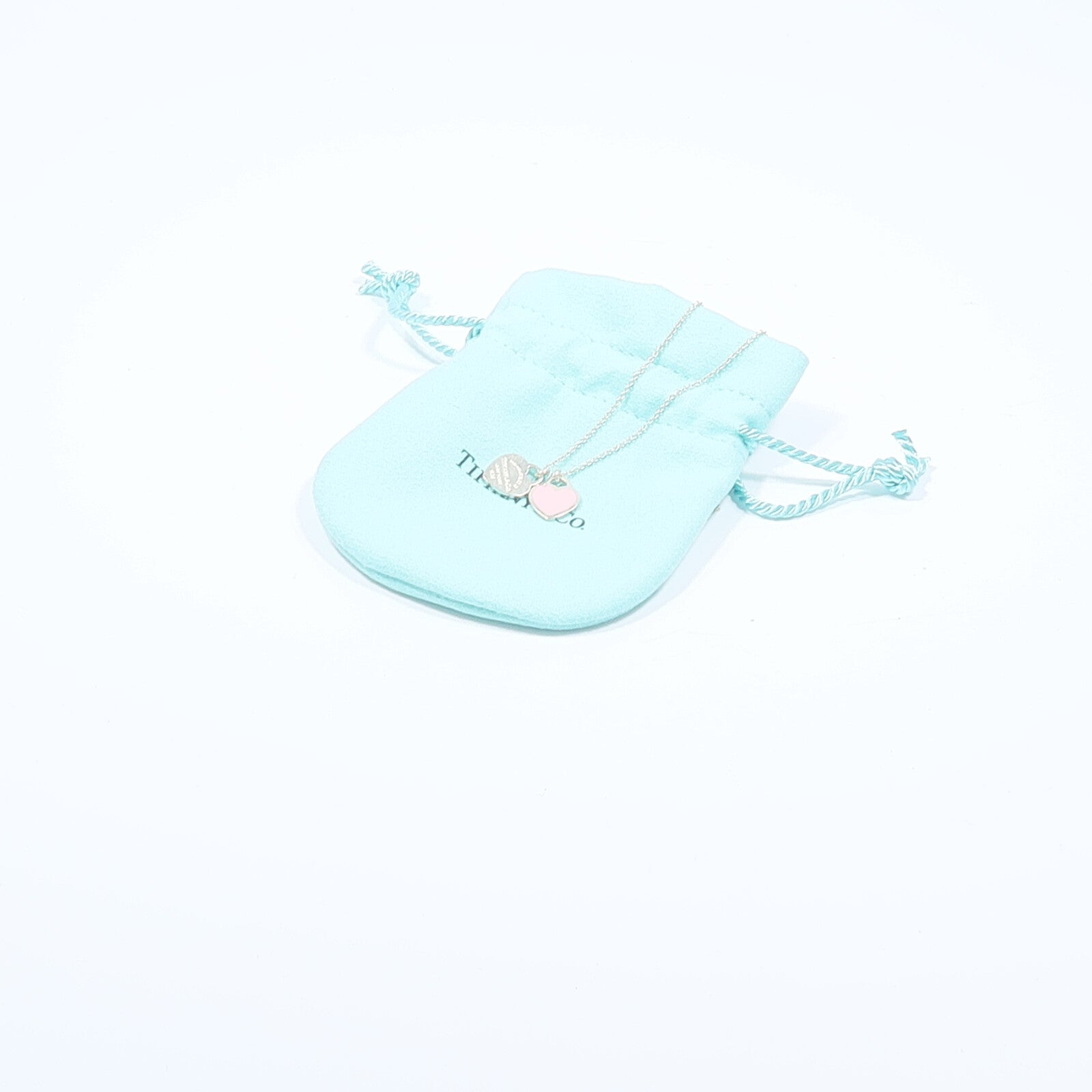 TIFFANY＆CO 925純銀Return To Tiffany Heart Pendant項鍊
