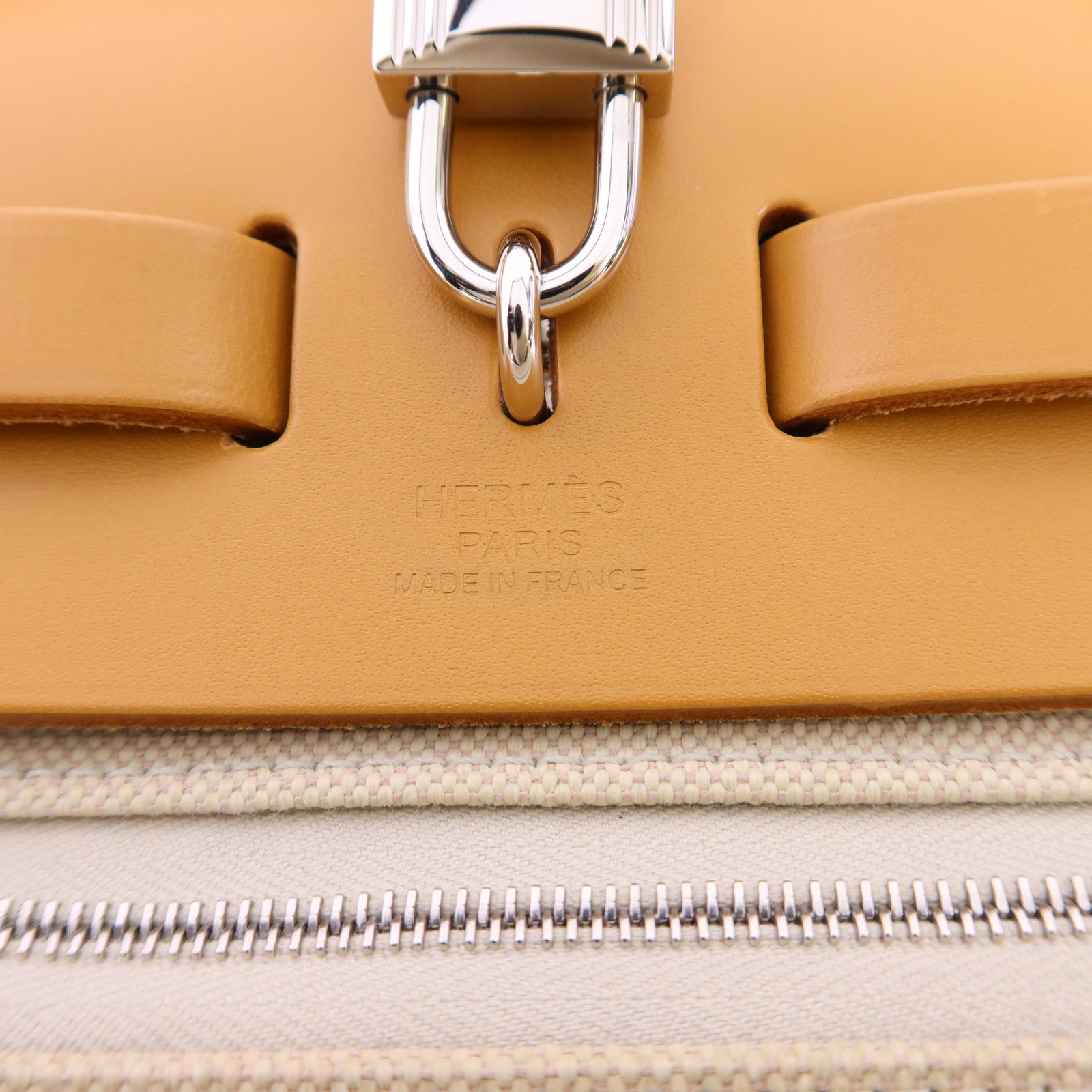 HERMES Herbag銀扣手挽肩背兩用袋Nata