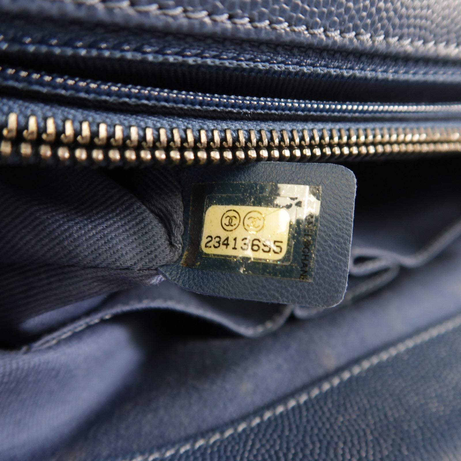 CHANEL 牛皮皮革Coco Handle銀扣鏈帶手挽肩背兩用袋