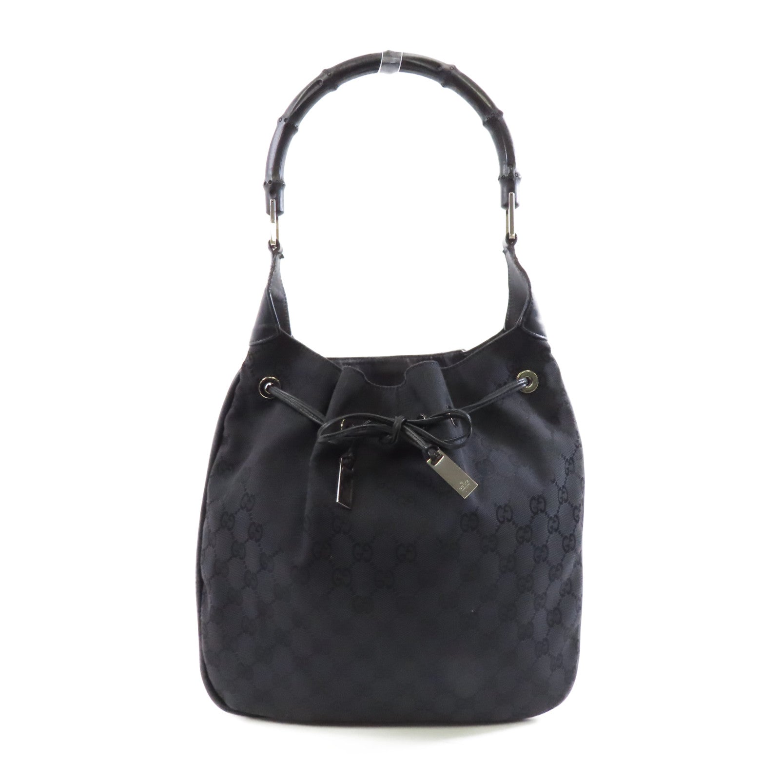 GUCCI 【激減優惠】帆布Shoulder Bag銀扣肩背袋