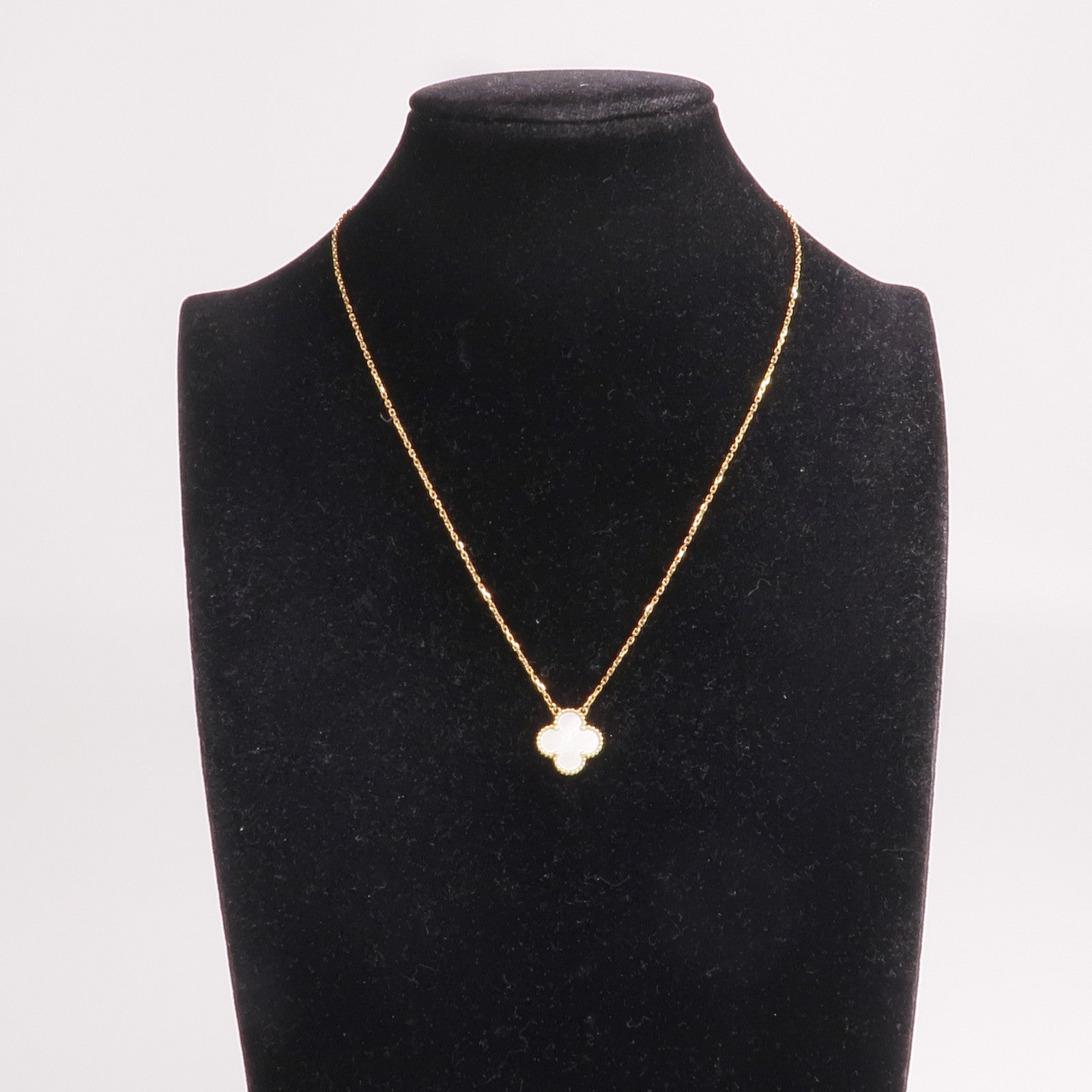 Van Cleef & Arpels 18K黃金Vintage Alhambra Necklace項鍊
