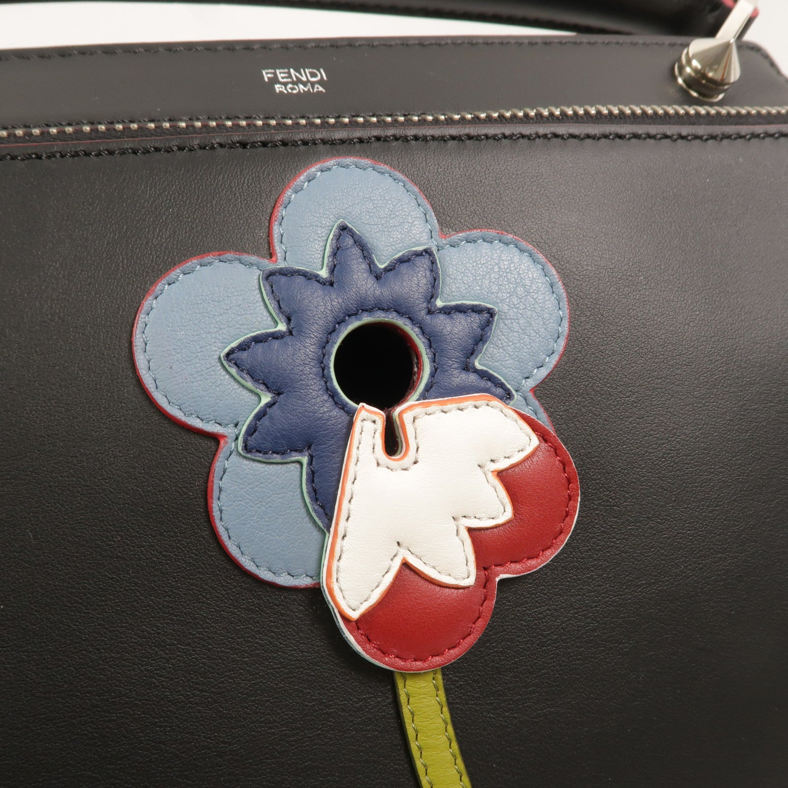 FENDI 牛皮皮革Dotcom手挽肩背兩用袋